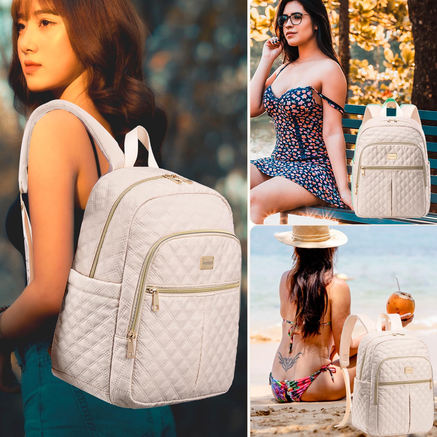 Weitars 20L Insulated Lunch Backpack for Women & Men - Waterproof Cooler Bag with Side Pockets for Meal Prep, Picnic, Hiking, Camping, Beach & Work | Perfect for Office, School & Outdoor Adventures