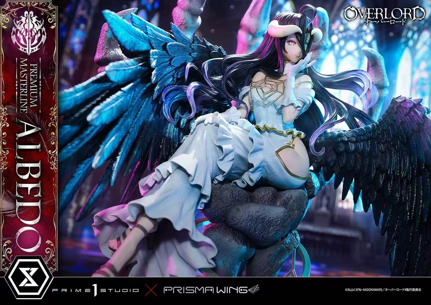 Prime 1 Studio Licensed Overlord Albedo Anime Figure - Premium Collectible Statue for Anime Fans & Collectors - Perfect for Home Display, Office Decor, and Gift Giving