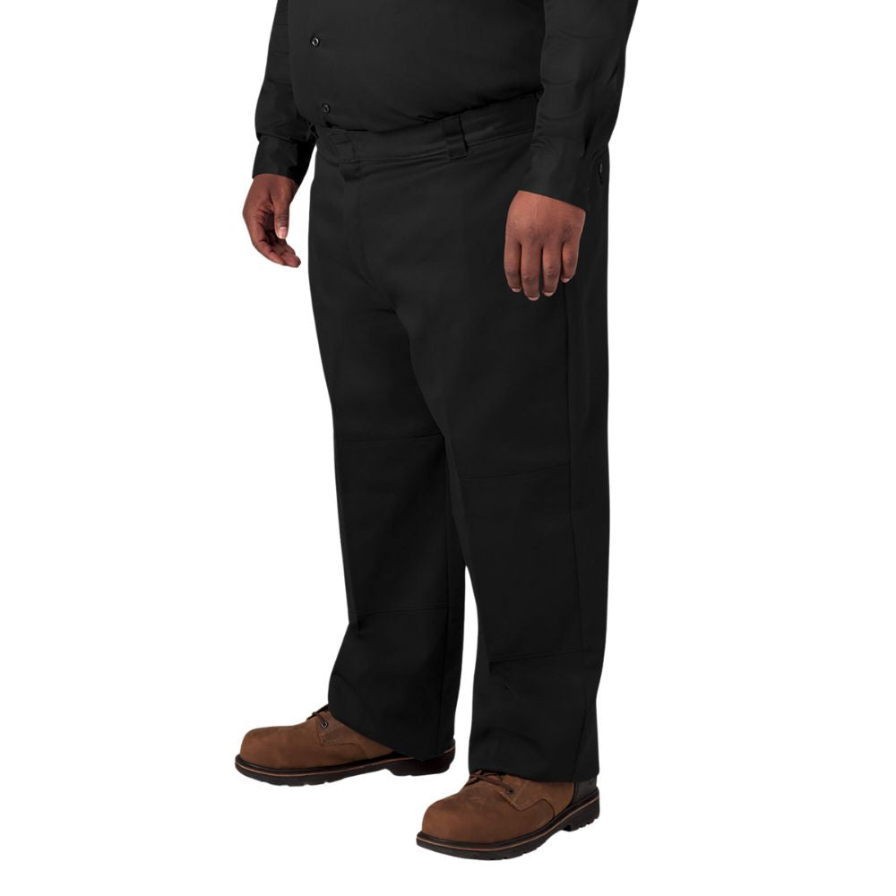 Dickies 85283 Double Knee Work Pants for Men - Durable Black Workwear Pants with Reinforced Knees for Construction, Landscaping & Outdoor Jobs