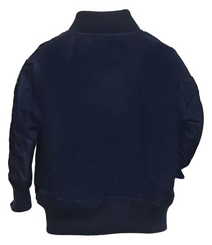 Top Gun® Kids MA-1 Aviator Bomber Jacket - Stylish & Warm Winter Coat for Boys & Girls - Perfect for School, Outdoor Play & Cold Weather Adventures