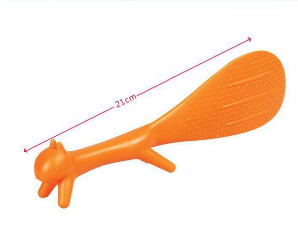 AKOAK 3-Piece Creative Kitchen Utensil Set - Adorable Squirrel-Shaped Non-Stick Rice Spoon, Rice Cooker Scoop & Serving Shovel | Perfect for Cooking, Serving & Home Decor