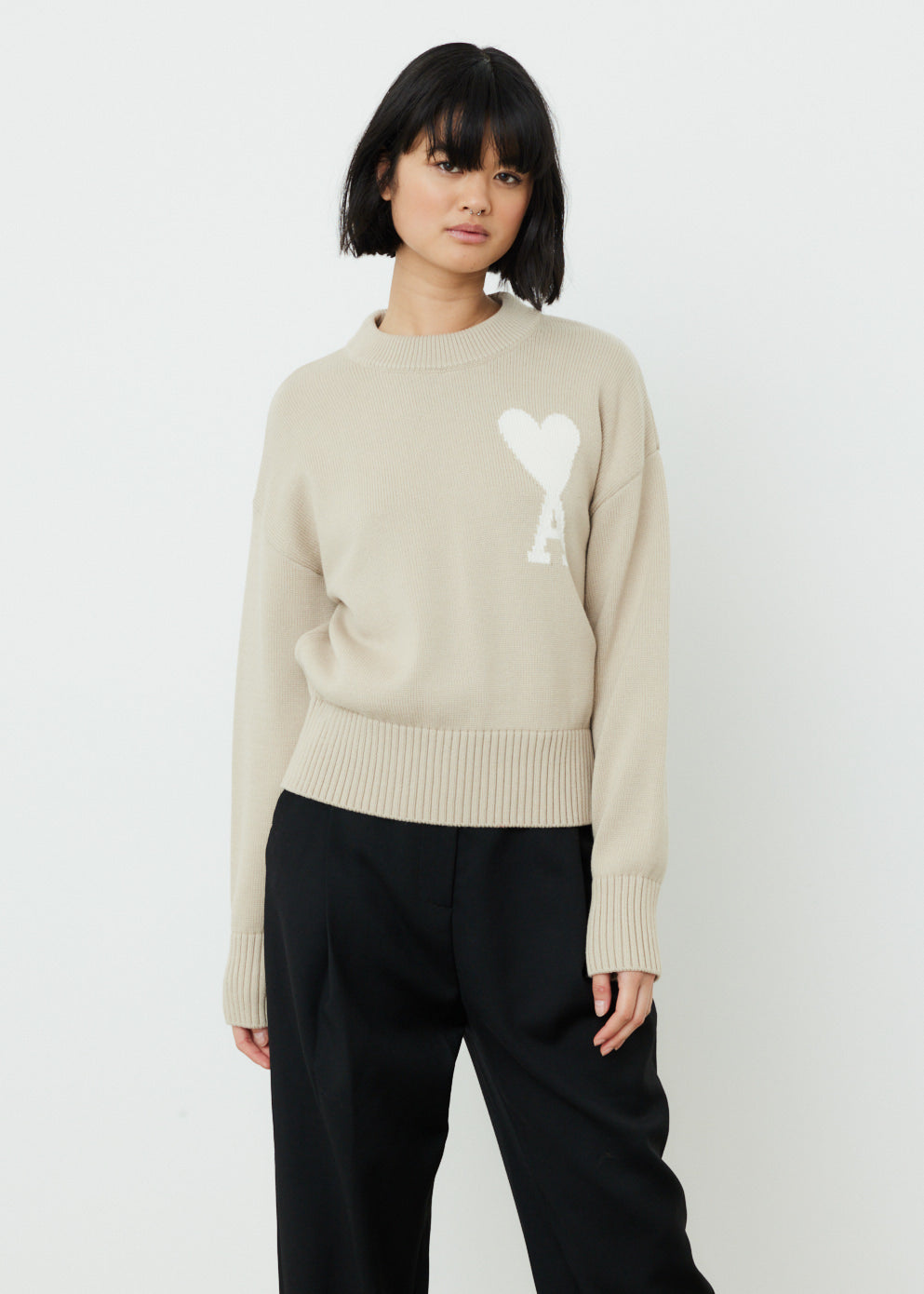 ADC Crewneck Sweater for Men & Women | Soft Cotton Knit Pullover | Casual Streetwear & Loungewear | Perfect for Fall, Winter & Layering
