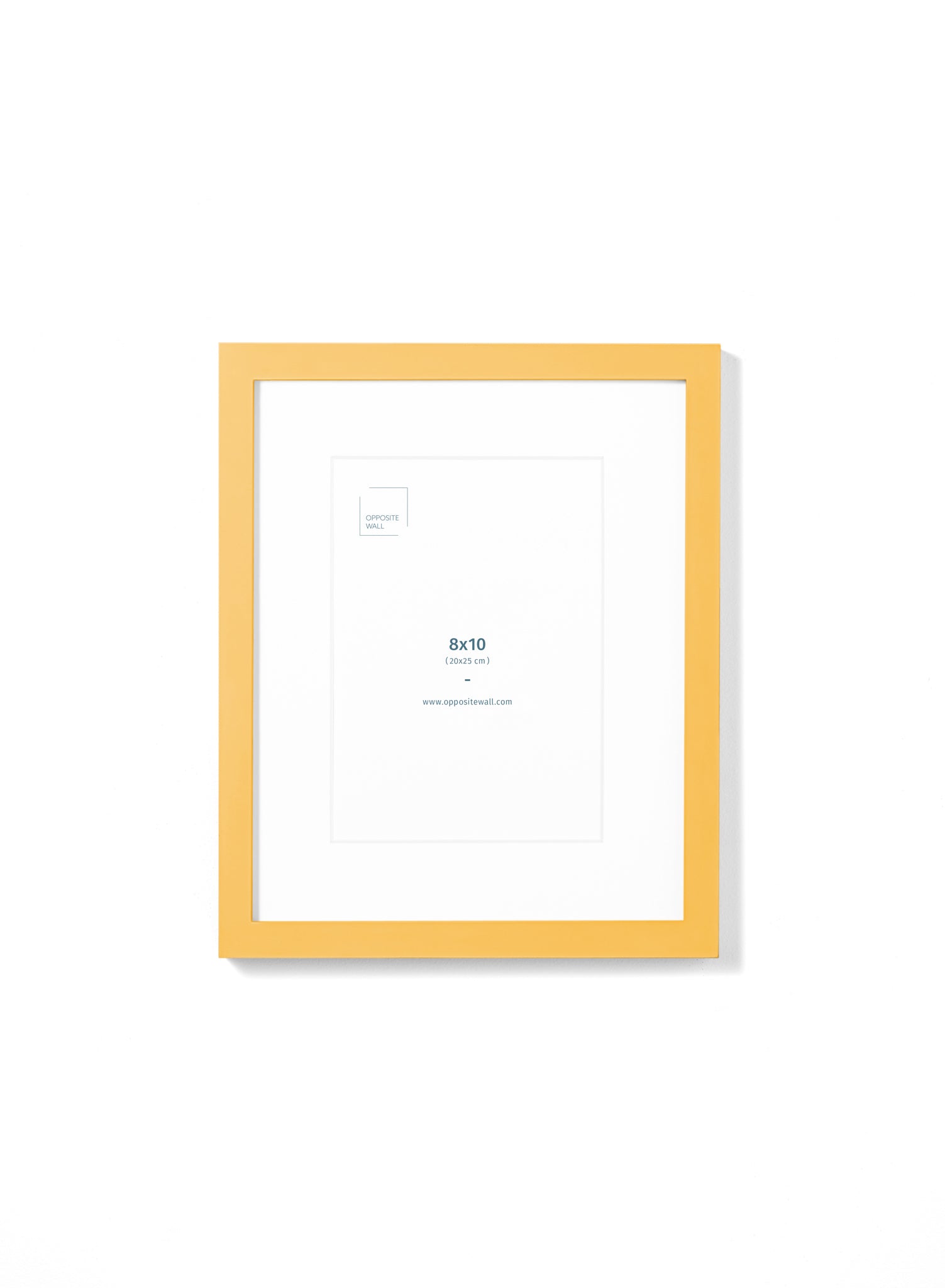 Marigold Wood Frame 8x10 Inches (20x25 cm) - Perfect for Wall Art, Photos & Home Decor | Rustic Picture Frame for Living Room, Bedroom & Office