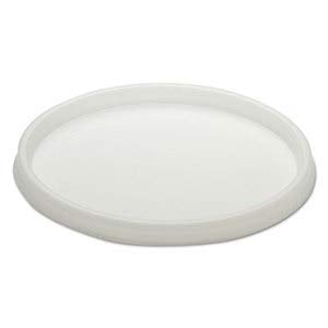DCC 20JLNV Flat Foam Cup Lids for 20oz Cups - 10 Packs of 100 (1000 Lids Total) - Perfect for Coffee Shops, Restaurants, and Takeout Services