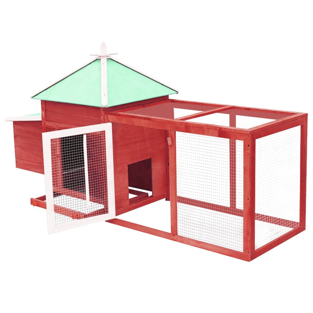 Weatherproof Outdoor Chicken Coop with Nest Box - 74.8