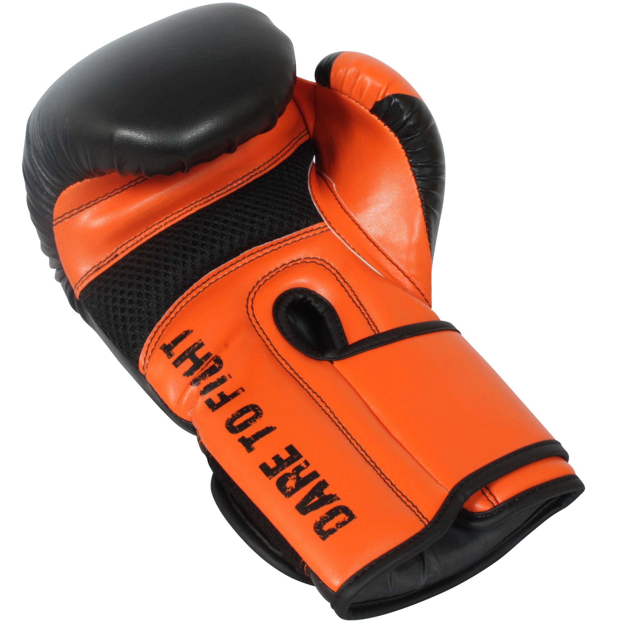 Tigon Professional Boxing Gloves for Punching Bag - Black Training Gloves for Boxing, MMA, Muay Thai & Fitness Workouts
