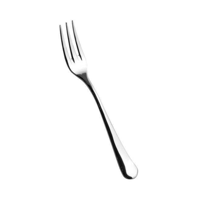 Salvinelli Italy Elegant Dessert Fork - Premium Stainless Steel Silverware for Fine Dining, Cakes, Pastries & Desserts - Perfect for Restaurants, Weddings & Special Occasions