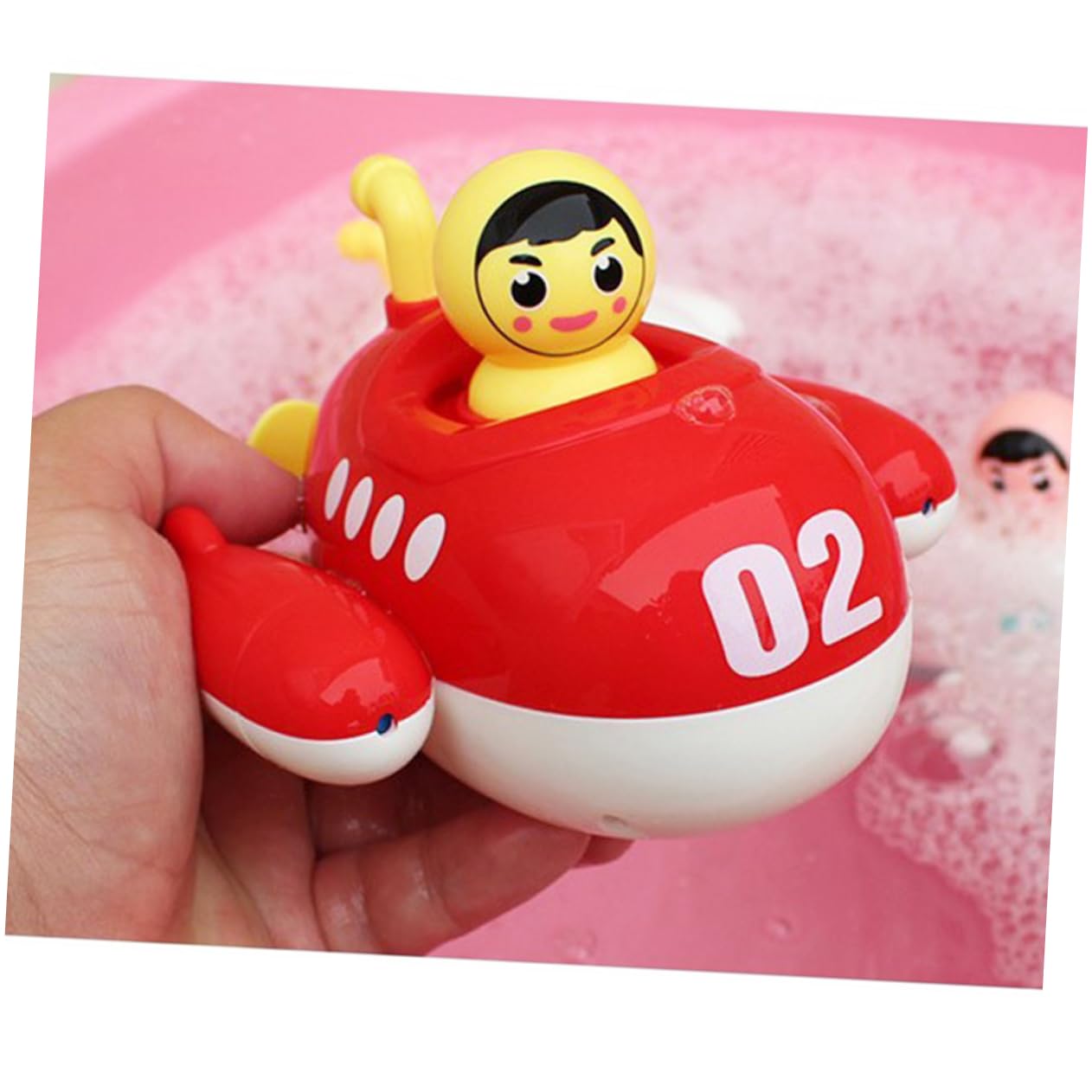 FAVOMOTO 2 Pack Wind Up Animal Bath Toys - Fun Swimming Duck Bathroom Toys for Kids, Toddlers & Babies - Perfect for Bathtime Play, Sensory Development & Water Play Activities