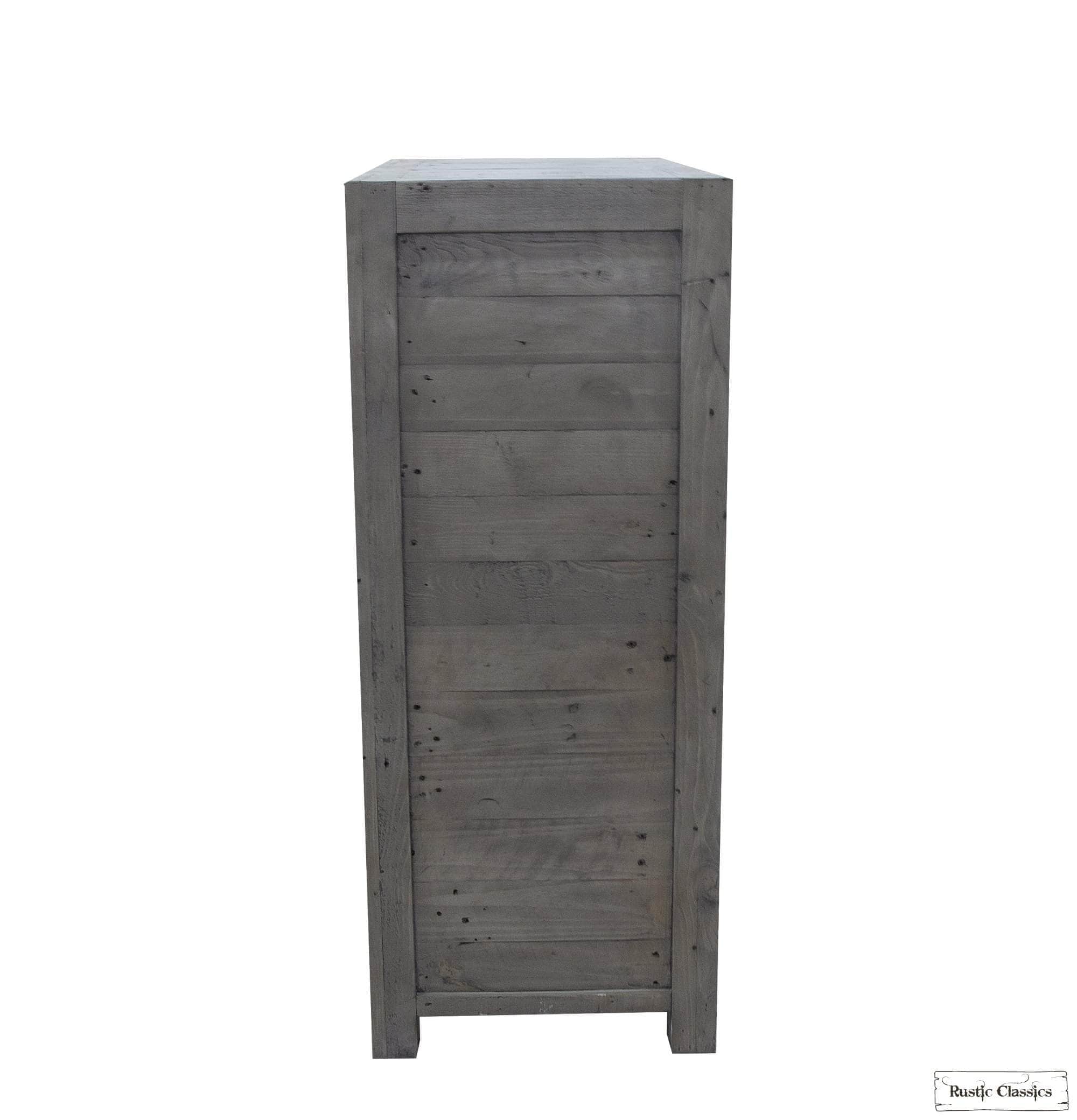 Whistler Reclaimed Wood 6-Drawer Dresser in Grey - Rustic Bedroom Storage Solution for Master Bedroom or Guest Room