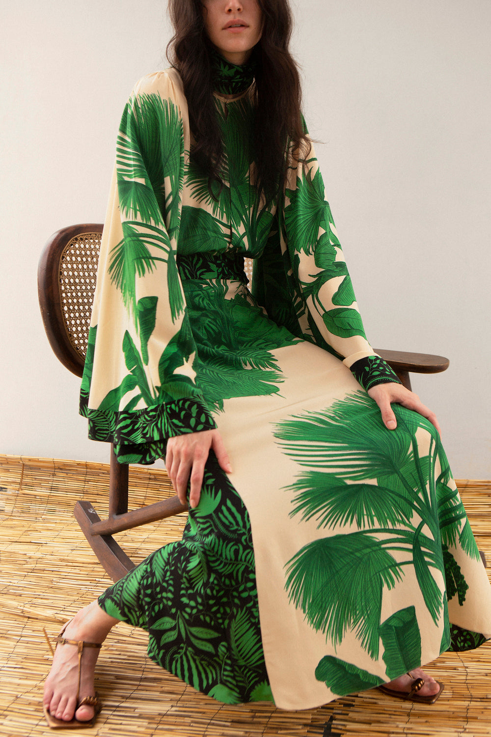 Maiden Voyage Dress - Elegant Floral Midi Dress for Women | Perfect for Weddings, Parties & Summer Vacations