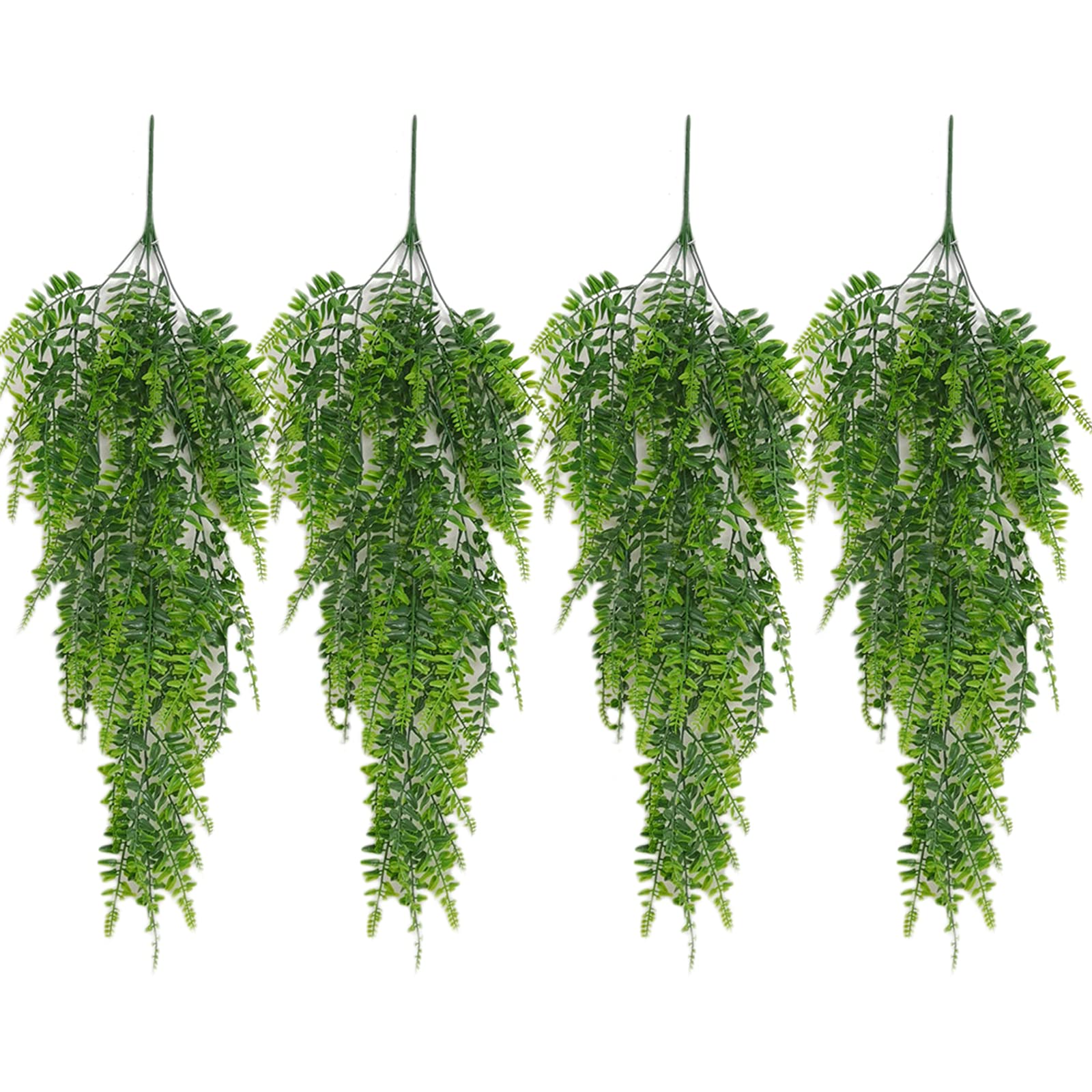 YMIFEEY 4 Pack Artificial Ivy Plants - Fake Hanging Greenery for Indoor & Outdoor Decor - Realistic Drooping Fake Plants for Balcony, Garden, Wedding & Party Decorations - Perfect for Home, Office & Event Decor