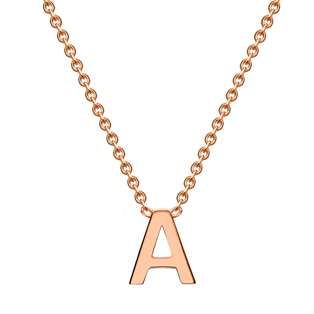 9ct Rose Gold Initial 