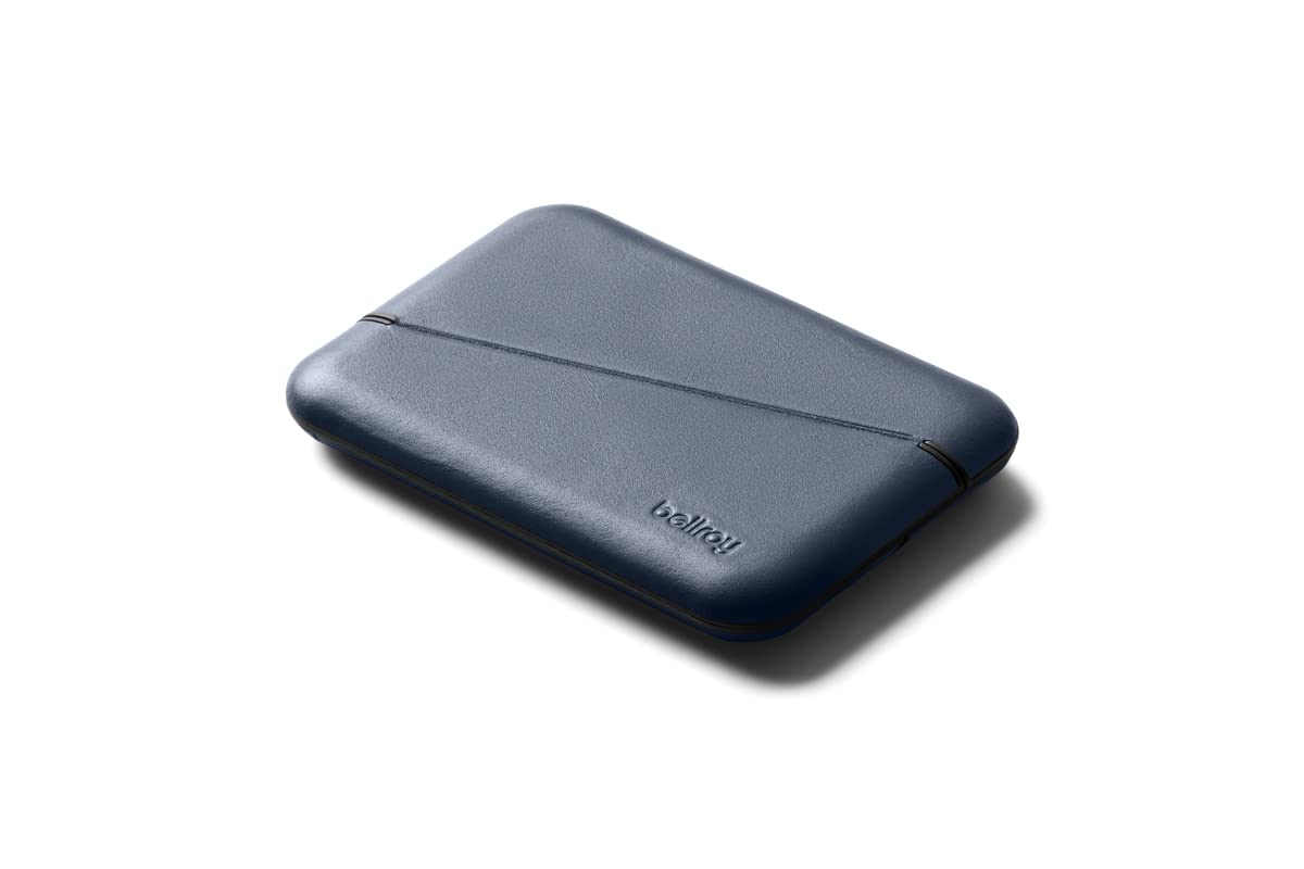 Bellroy Flip Case Second Edition - Slim Card Holder & Hardshell Wallet for Credit Cards & ID - Premium Bluestone Color - Perfect for Travel, Business & Everyday Carry (EDC)