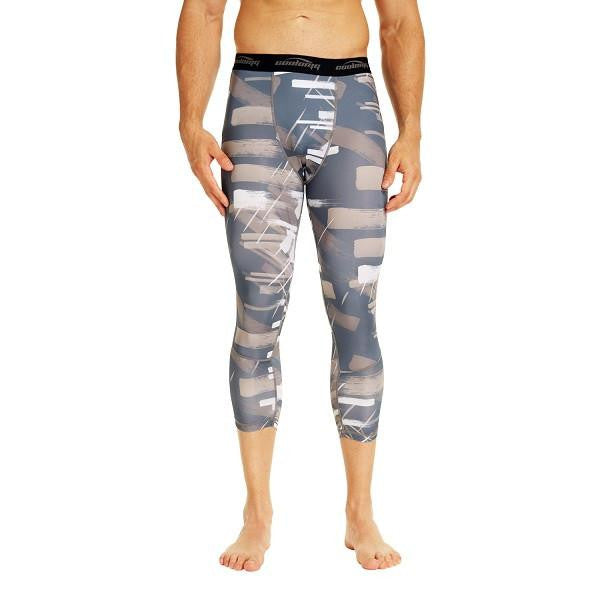 3/4 Tights for Men & Youth Boys - Breathable Compression Leggings for Running, Workout & Sports - Ideal for Gym, Training & Outdoor Activities