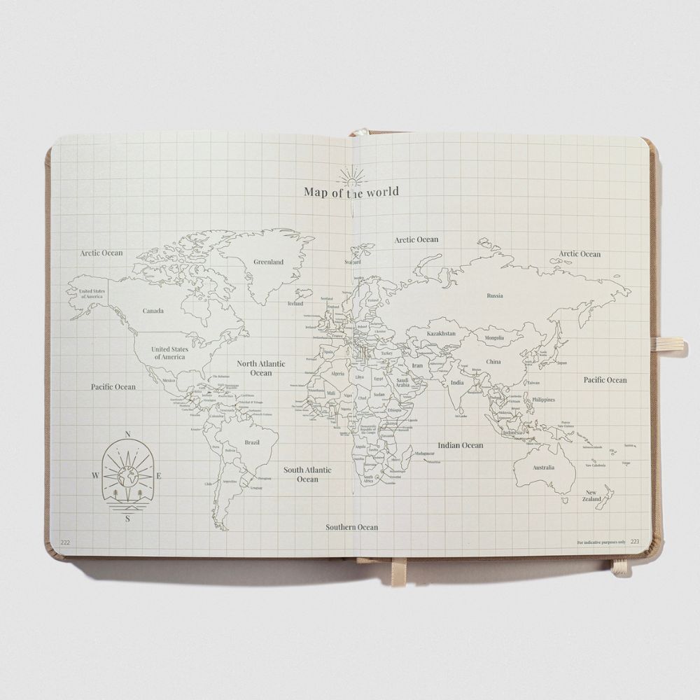 Travel Journal Notebook - Durable Leather Cover, Lined Pages for Writing & Sketching | Perfect for Backpacking, Vacation Memories & Adventure Logs