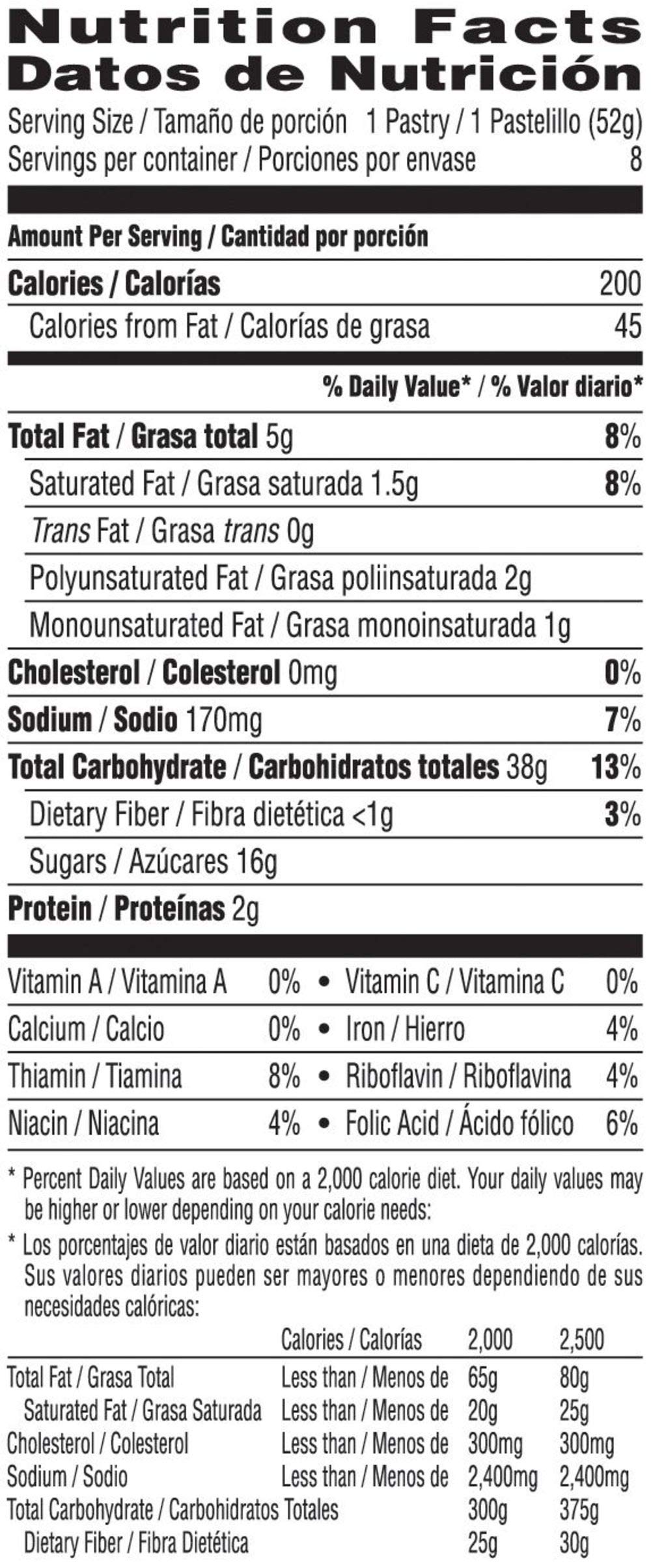 Pop-Tarts Frosted Blueberry Toaster Pastries - 8 Count (14.7 oz) | Quick Breakfast, Snack & On-the-Go Meal for Kids & Adults