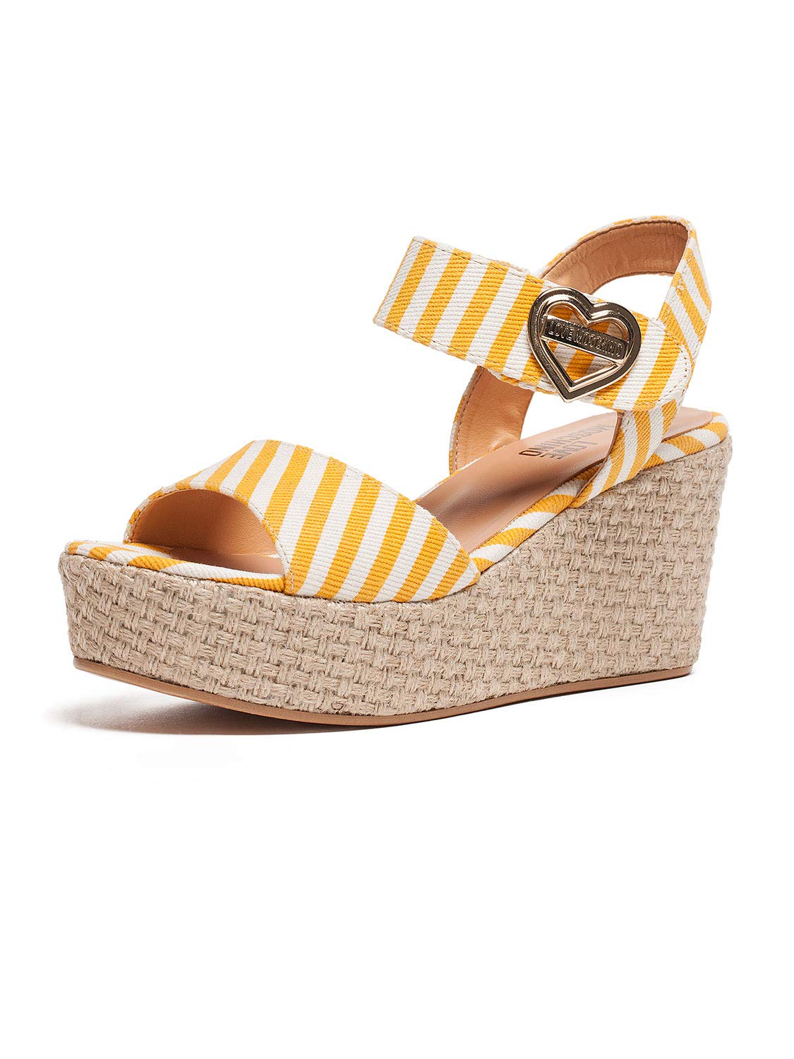 Love Moschino Women's Wedge Sandals - Stylish & Comfortable Heels for Summer Outings, Parties & Date Nights