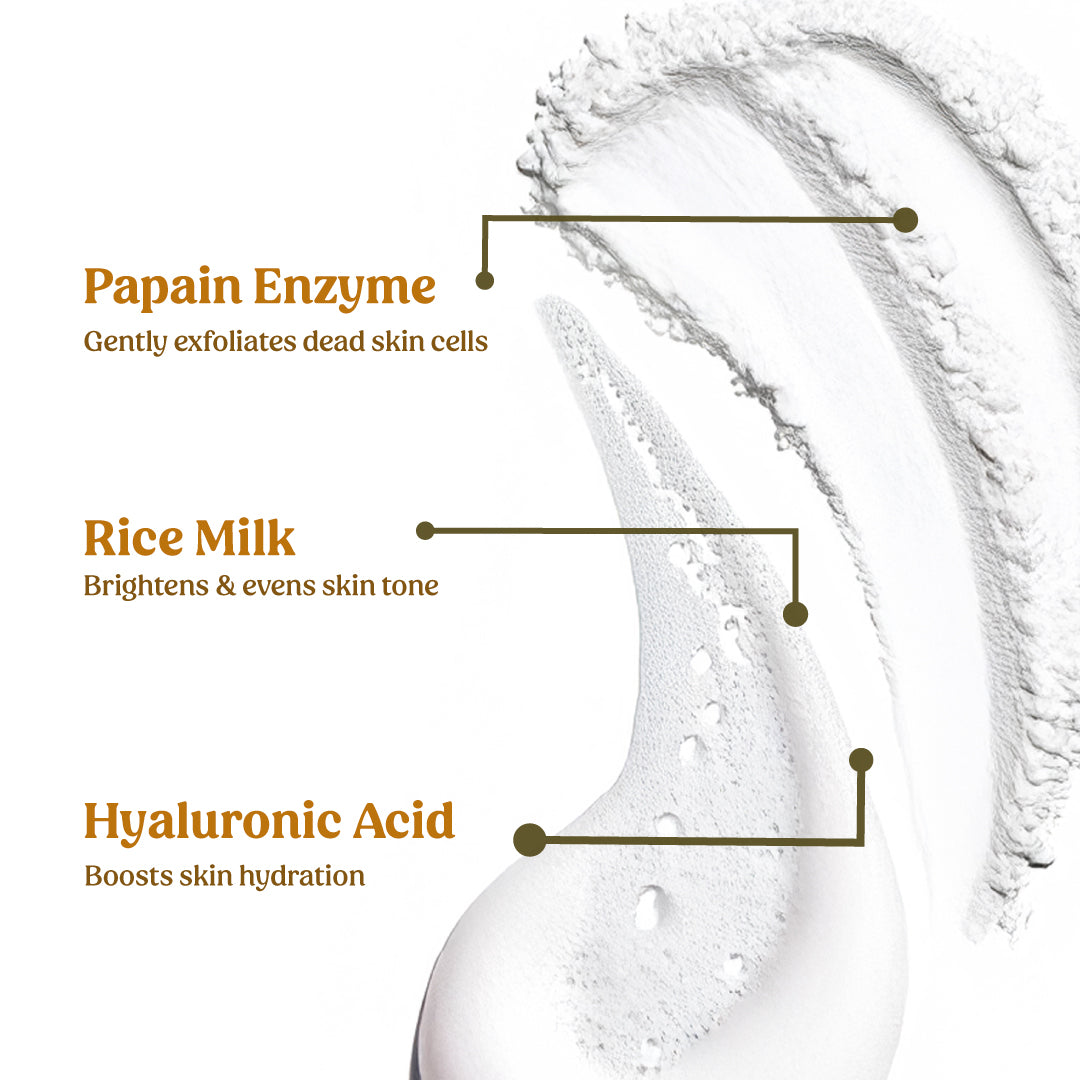 Best Organic Milk Powder Face Wash for Sensitive Skin - Gentle Cleansing & Hydration - Perfect for Daily Skincare Routine & Travel