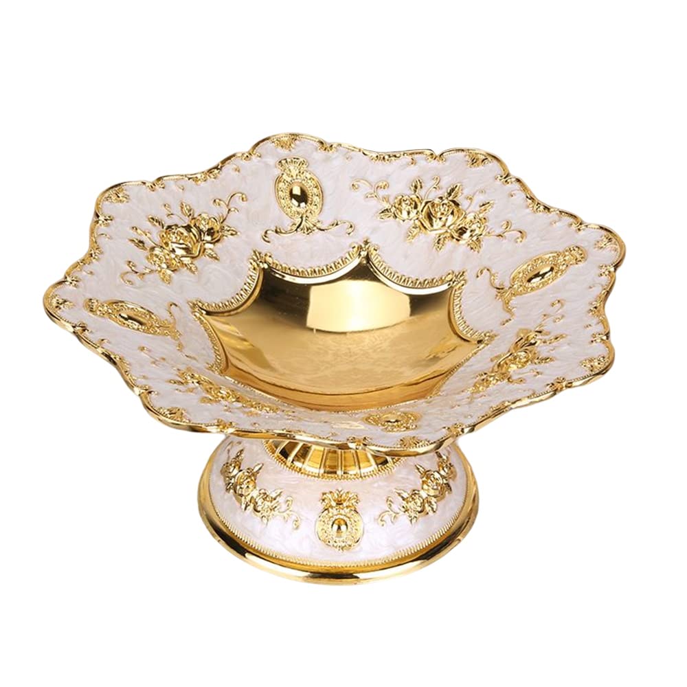 Engraved Fruit Plate - Elegant Snack & Candy Tray for Home, Hotel, and Bar Decor | Perfect for Parties, Dessert Displays, and Tabletop Decorations