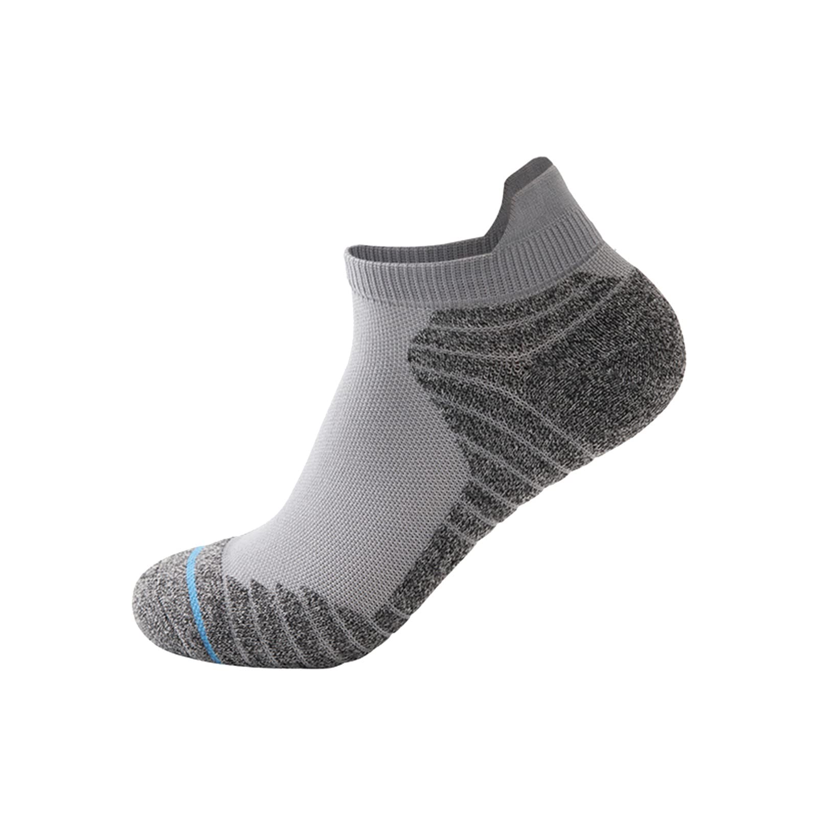 **Men's & Women's Black Sports Socks - Thick Cushioned, Breathable, Solid Color for Daily Wear & Workout - Gym, Running, Yoga, Casual Outfits**