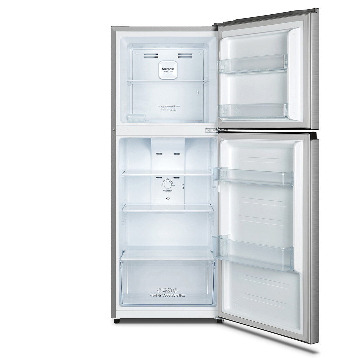 Brand New Hisense 205L Top Mount Refrigerator in Silver - HRTF206S Model with 3-Year Warranty | Energy Efficient Compact Fridge for Apartments, Dorms & Small Kitchens