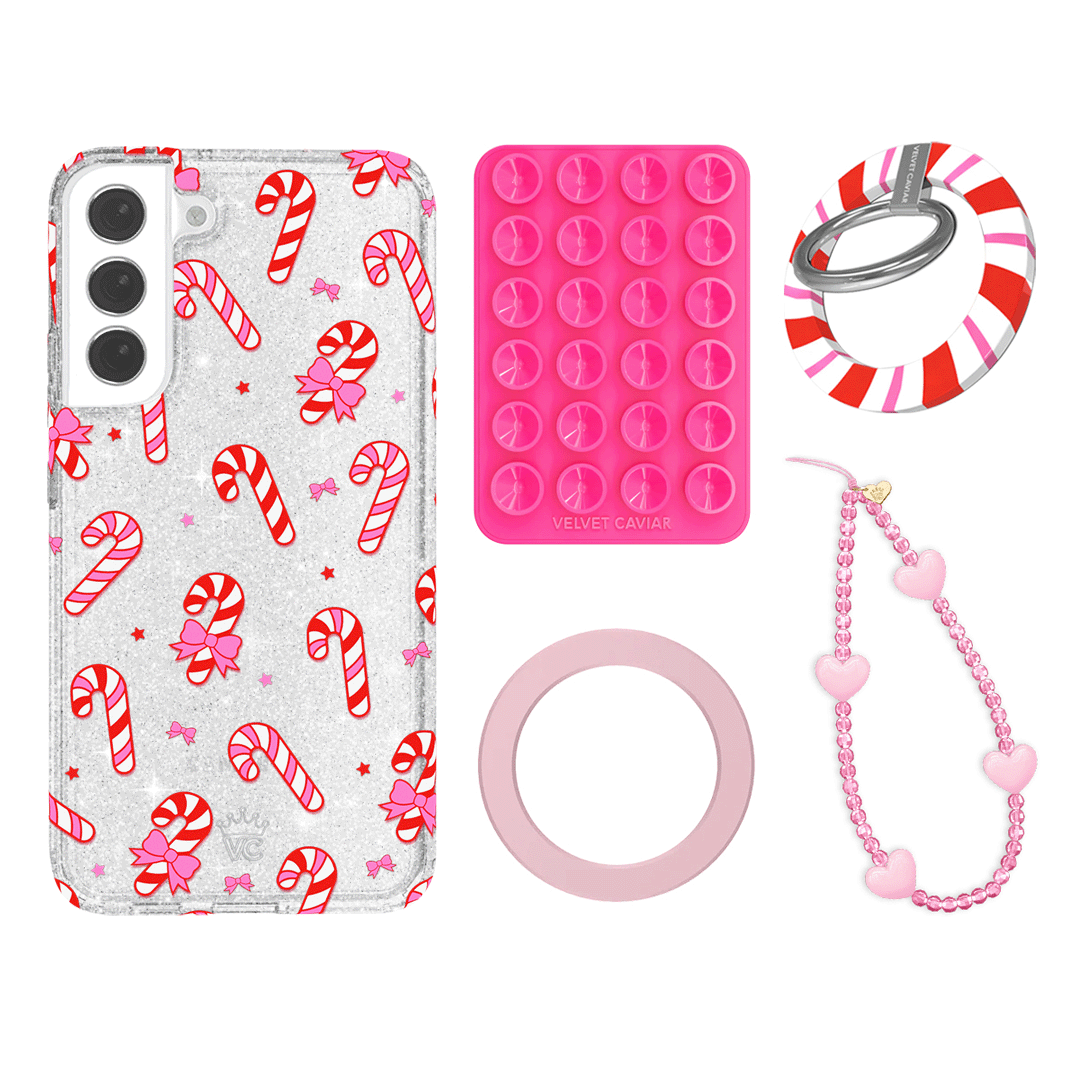 Peppermint Princess Galaxy Bundle Set - Cute & Comfortable Grip for Pens, Pencils & Stylus - Perfect for School, Office & Digital Art