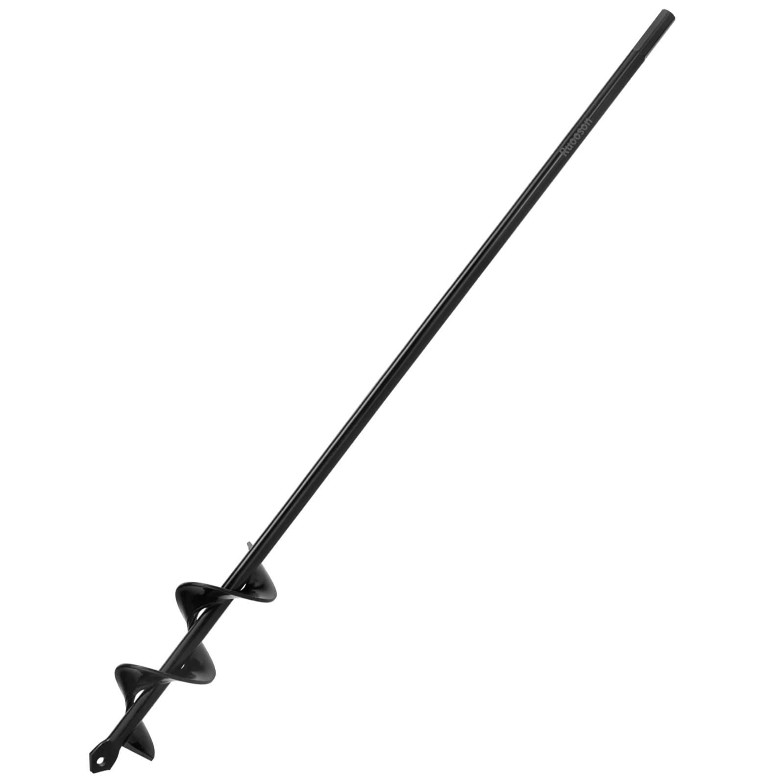 Ruuson 1.6X17.5 Inch Garden Auger Drill Bit for Planting - Spiral Earth Drill for 3/8