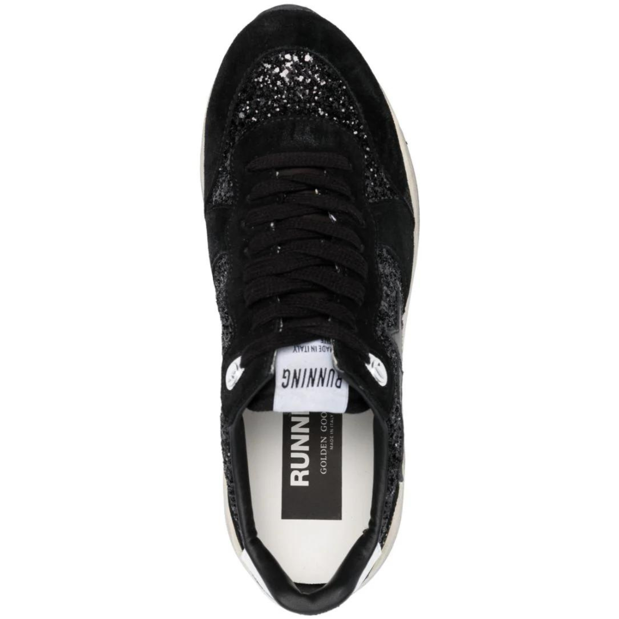 Black Glitter Running Shoes for Women - Non-Slip Lightweight Sneakers for Jogging, Gym Workouts & Casual Wear