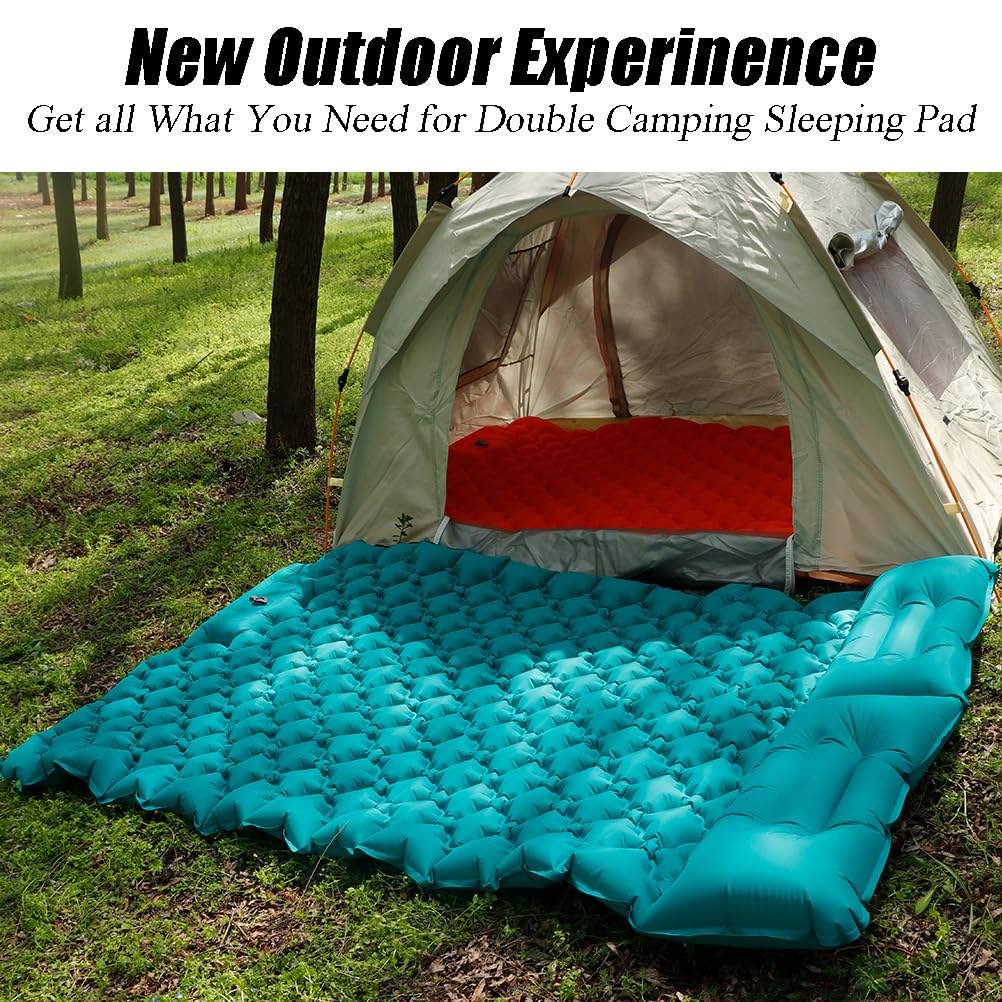 Ultralight Inflatable Sleeping Pad with Built-in Pump - Perfect for Camping, Hiking & Backpacking - Compact & Comfortable for Outdoor Adventures