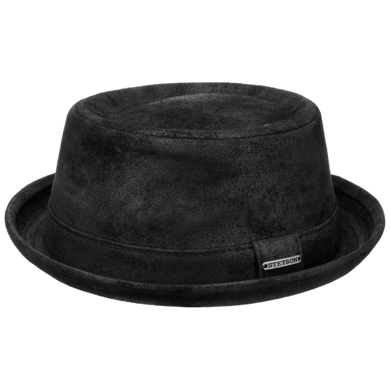 Stetson Pennsylvania Pigskin Leather Hat for Men – Stylish Cowboy Hat for Outdoor, Rodeo, and Western Fashion