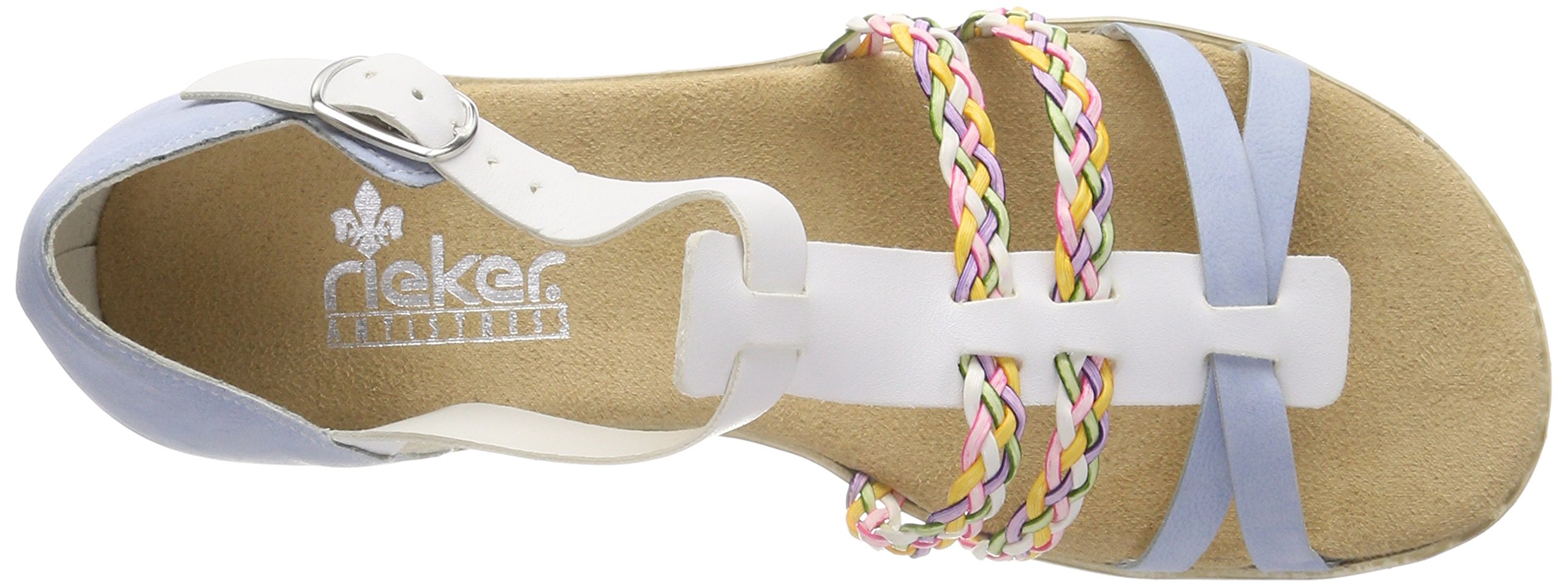 Rieker Women's Gladiator Sandals - Comfortable Strappy Summer Shoes for Walking & Travel | Casual Outfits & Beach Wear