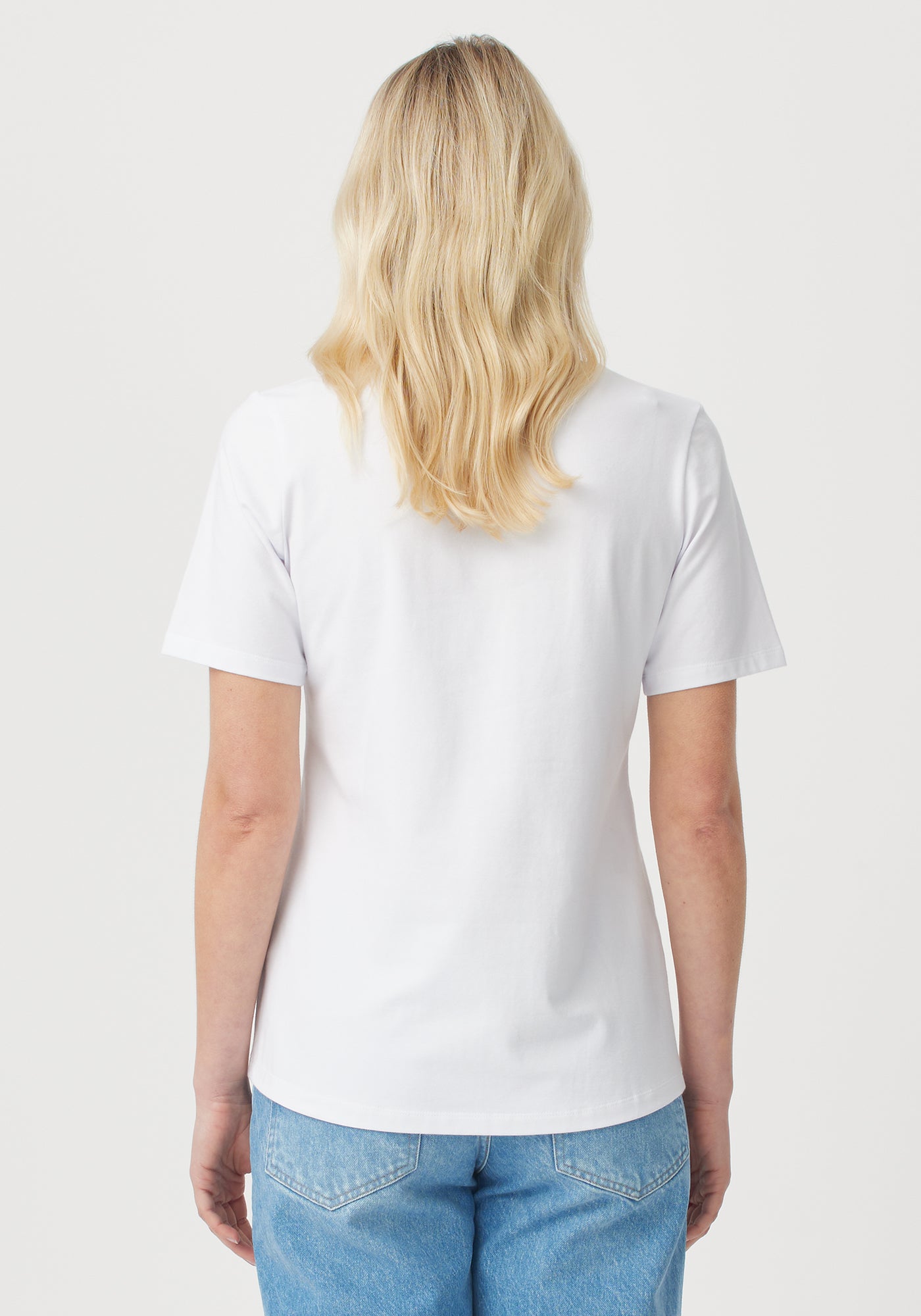 Organic Cotton V-Neck T-Shirt for Women - Soft Breathable Eco-Friendly Tee - Perfect for Casual Wear, Yoga & Everyday Comfort