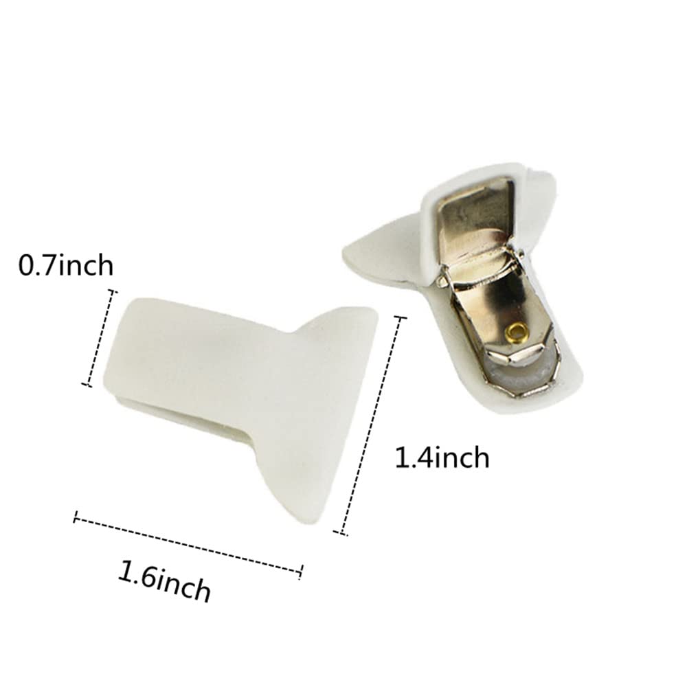 20 Pack Padded Duvet Clips - No-Slip Comforter Fasteners for King/Queen Beds, Soft Bedding Accessories to Keep Blankets in Place - Perfect for Hotels, Guest Rooms & Home Use