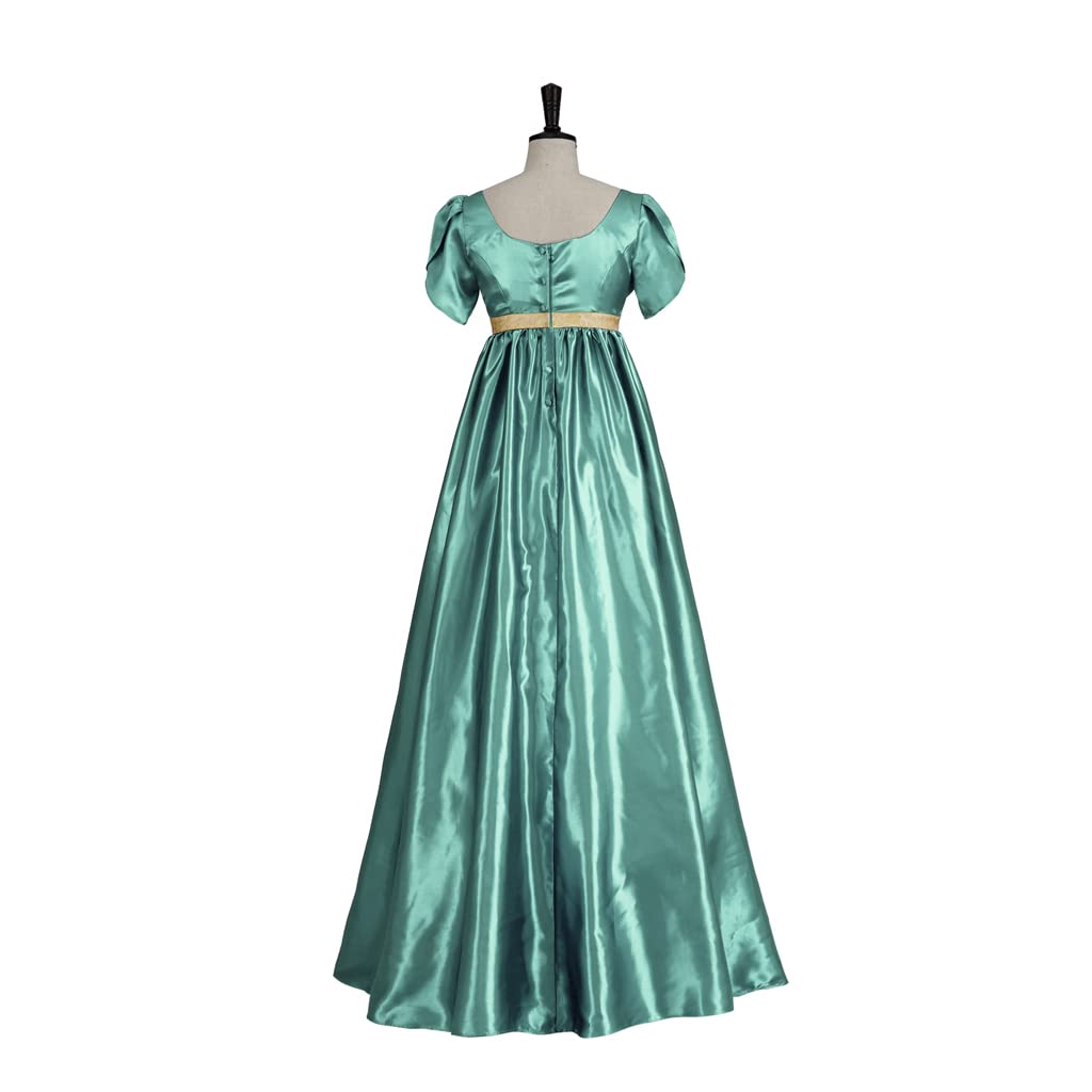 Elegant Kate Dress for Women - Jane Austen Inspired Regency Dress & Victorian Tea Gown | Perfect for Historical Reenactments, Tea Parties & Cosplay Events