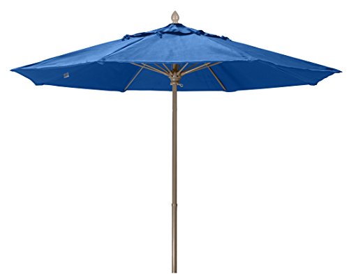 Pacific Blue with Champagne Bronze Pole