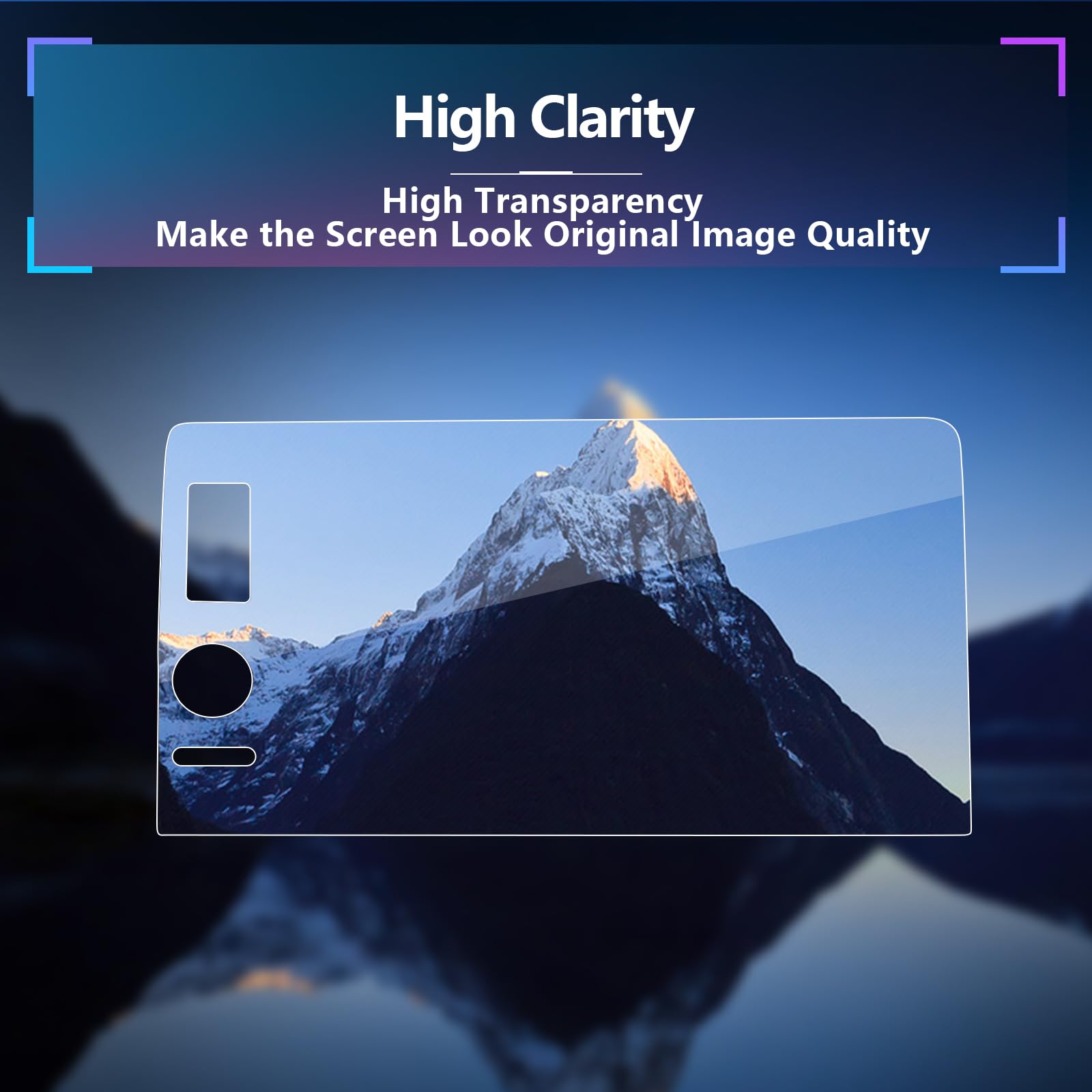 2025 Honda Odyssey Screen Protector 9 Inch - Anti-Glare HD Clear Touch Screen Protector for EX/L/Sport/Touring/Elite Trims | Perfect for Navigation Display Protection & Daily Driving Use