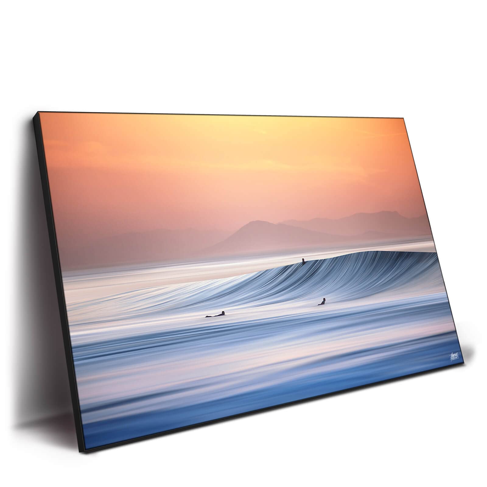 New Wave by Thomas Fotomas - Large 24x36 Inch Wall Art Decor - Modern Abstract Canvas Painting for Living Room, Bedroom & Office