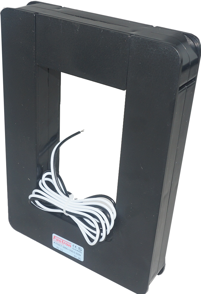 FESCTHY 3000 2500 100mA Split Core Current Transformer - 2500Amp 100mA Class 1 Accuracy, 1M Flying Leads with HY2.0 Connector, 76x127mm Aperture - Perfect for Solar Panel Monitoring, Energy Metering, and Industrial Electrical Measurements