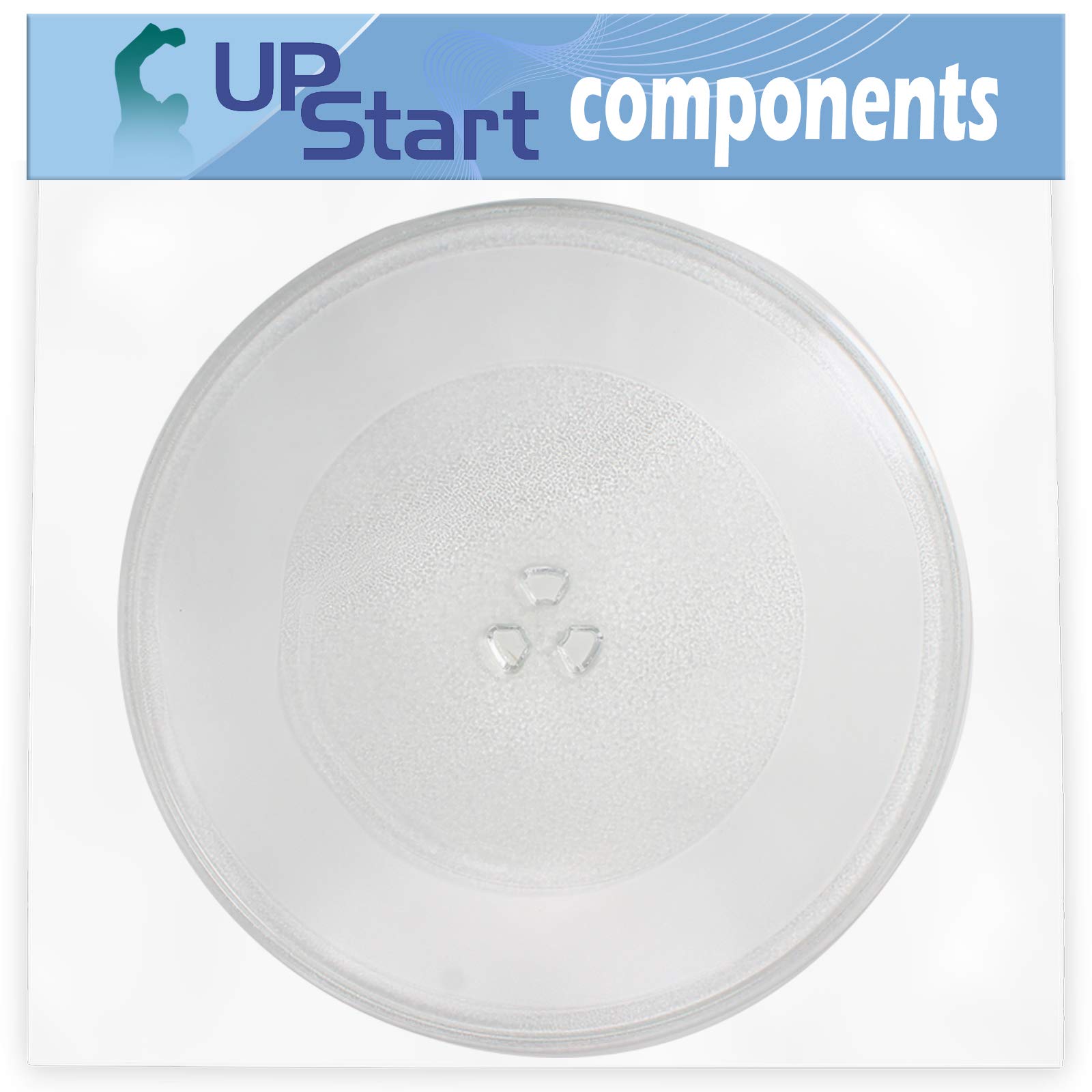 Sharp NTNT-A108 Microwave Glass Turntable Replacement - 14 1/8 Inch Glass Tray Compatible with NTNT-A108WREZ - Perfect for Heating Food Evenly in Sharp Microwaves