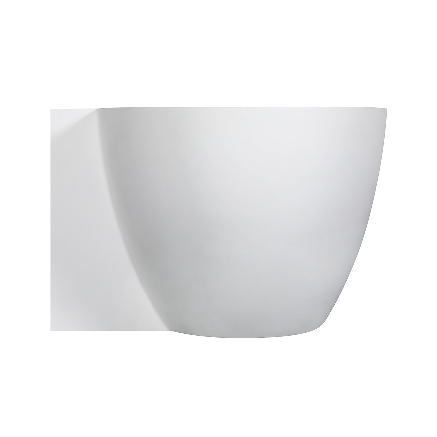 Arcticstone 71 Inch Freestanding Oval Bathtub - Matte White Solid Surface Double Ended Soaking Tub with Drain - Perfect for Luxury Bathrooms & Spa-Like Relaxation at Home