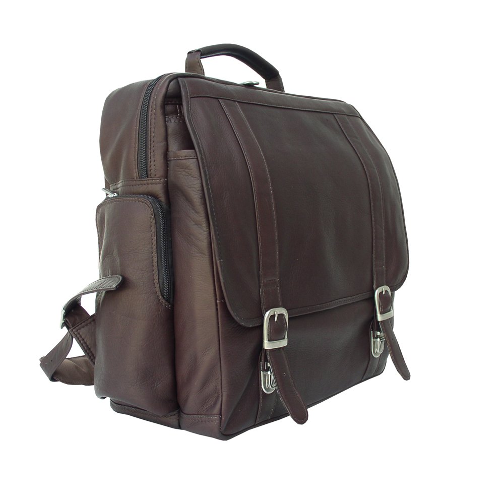 Vertical Laptop Backpack for Men & Women - Chocolate Brown, One Size Fits All - Perfect for Travel, Work & School