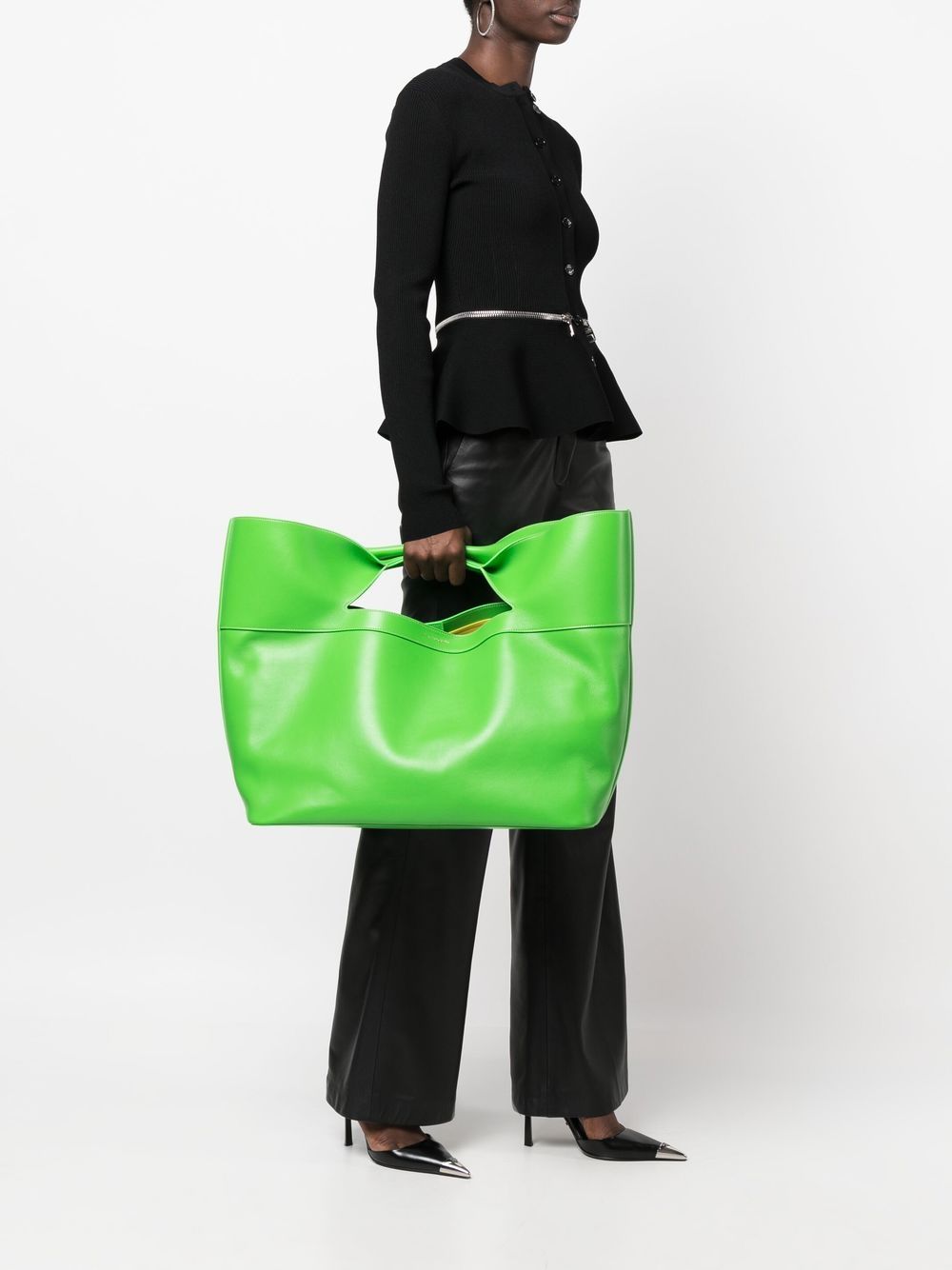 Alexander McQueen Designer Handbags for Women - Stylish Green Leather Shoulder Bag | Perfect for Work, Travel & Evening Events
