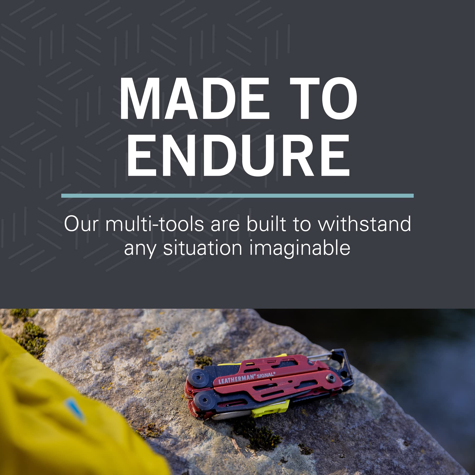 LEATHERMAN Signal Multi-Tool - 19-in-1 Survival Gear with Fire Starter & Emergency Whistle | Perfect for Camping, Hiking & Outdoor Adventures