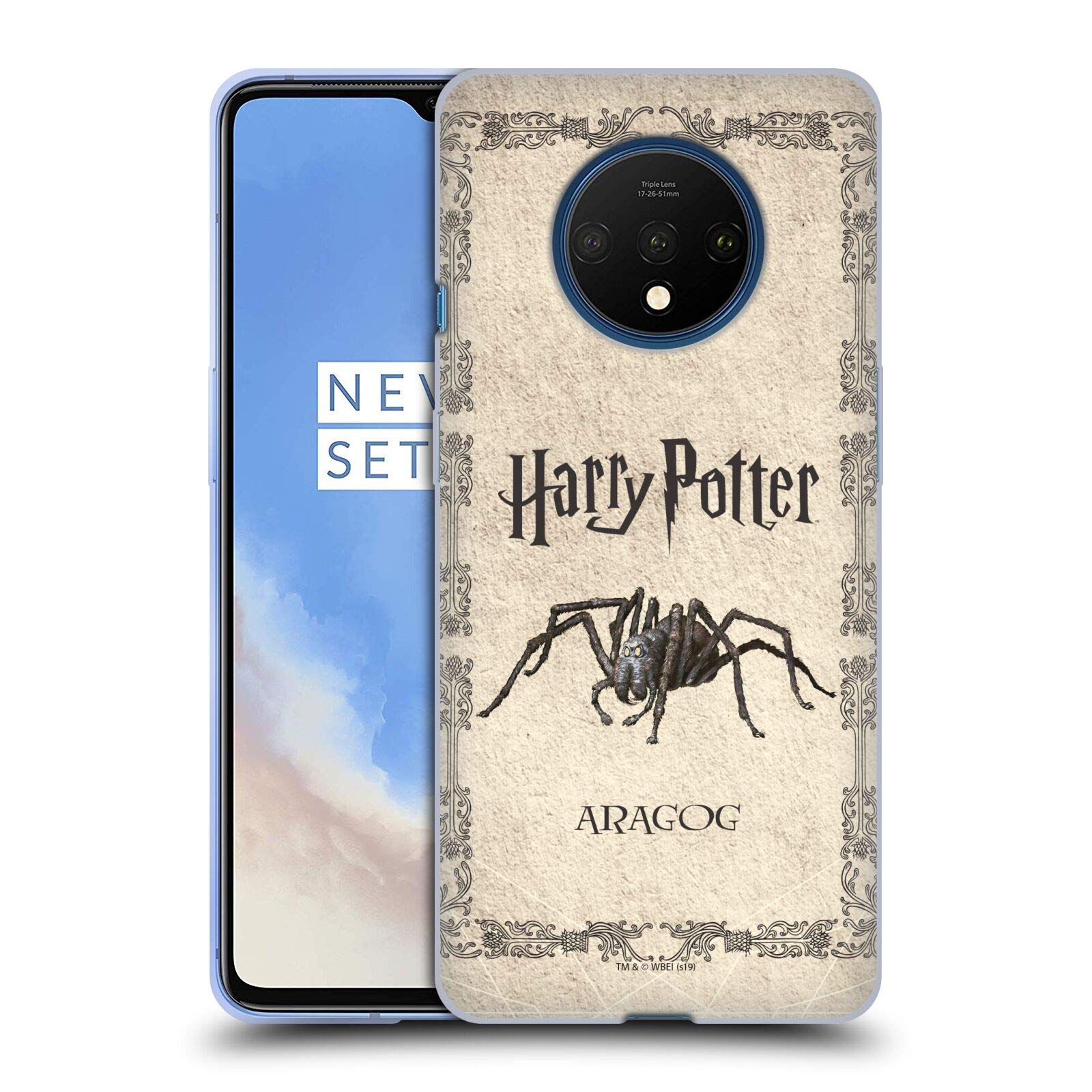 Head Case Designs Officially Licensed Harry Potter Aragog Spider Creature Chamber of Secrets II Soft Gel Case for OnePlus 7T - Protective Phone Cover for Fans & Collectors