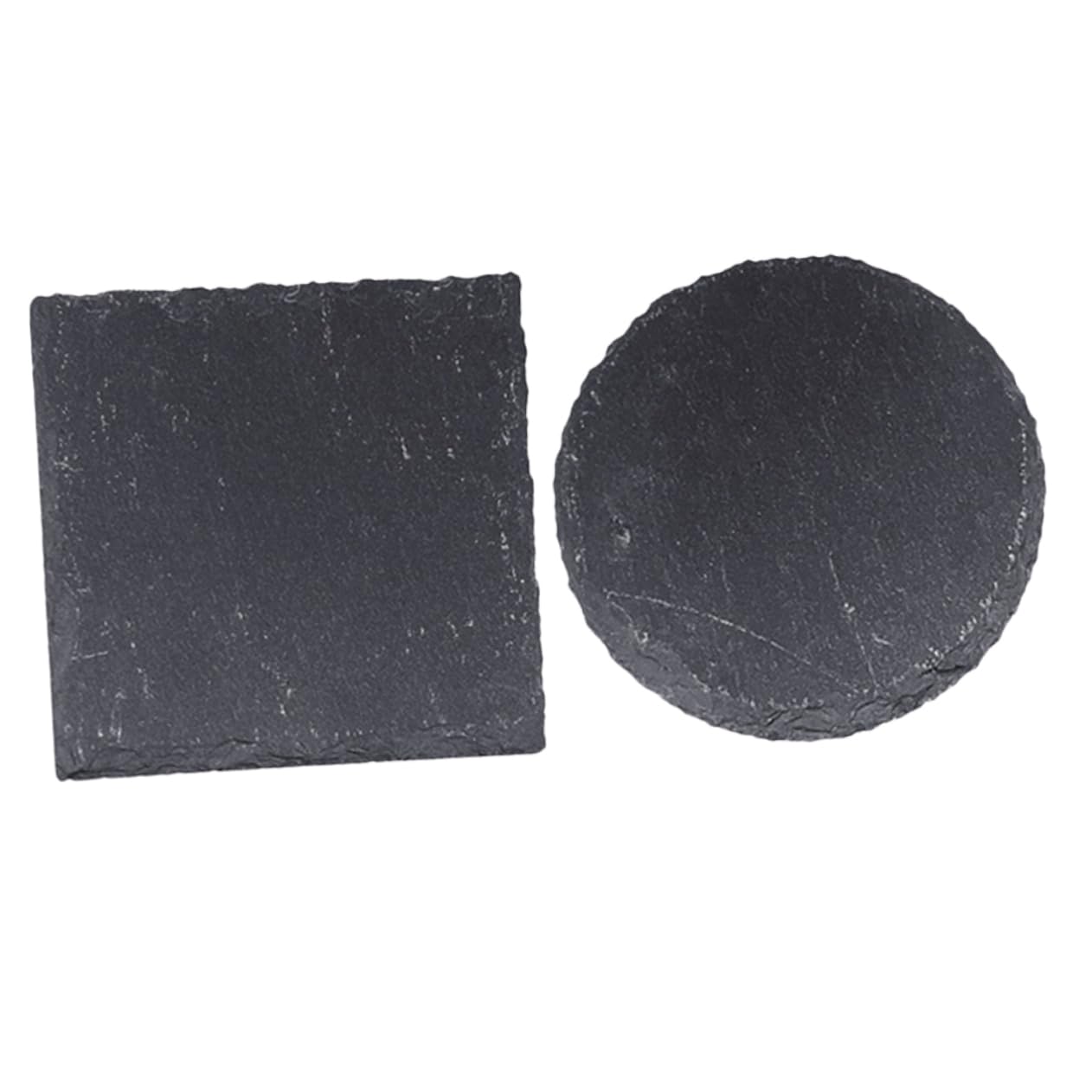 2 Pack Natural Slate Rock for Reptiles & Tortoises - Outdoor Habitat Decor, Basking Platform, and Feeding Dish - Perfect for Terrariums, Gardens, and Enclosures