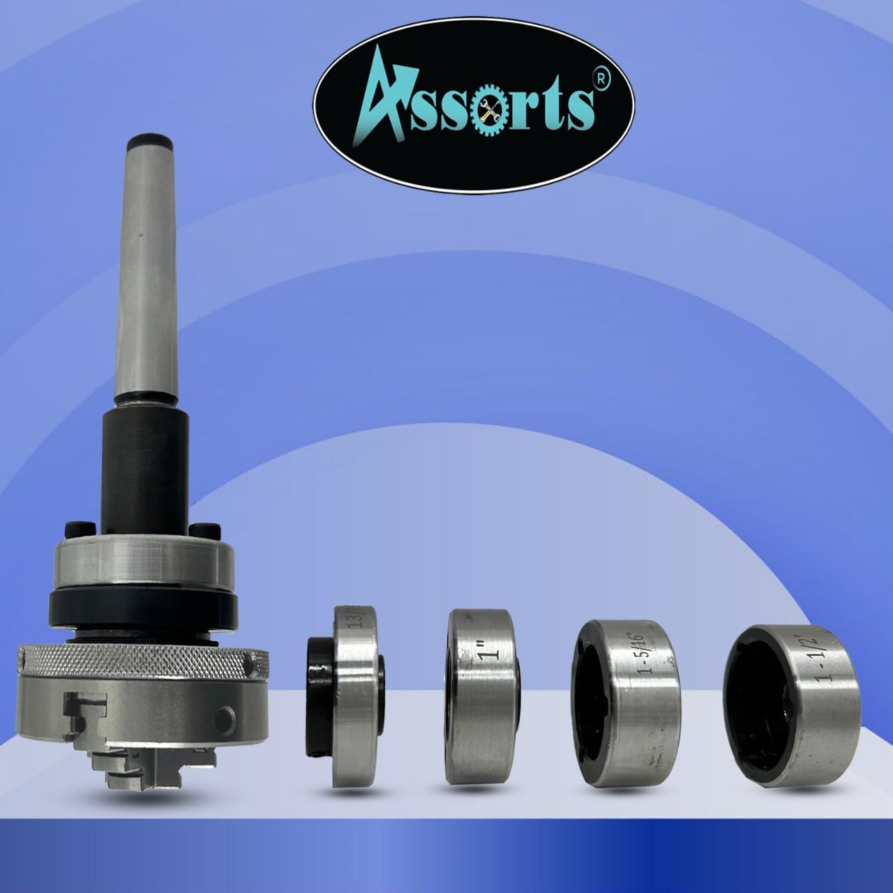 2MT Shank Lathe Tailstock Die Holder - Tapping, Threading, Reaming & Drilling Tool with 65mm Chuck for Metalworking & DIY Projects