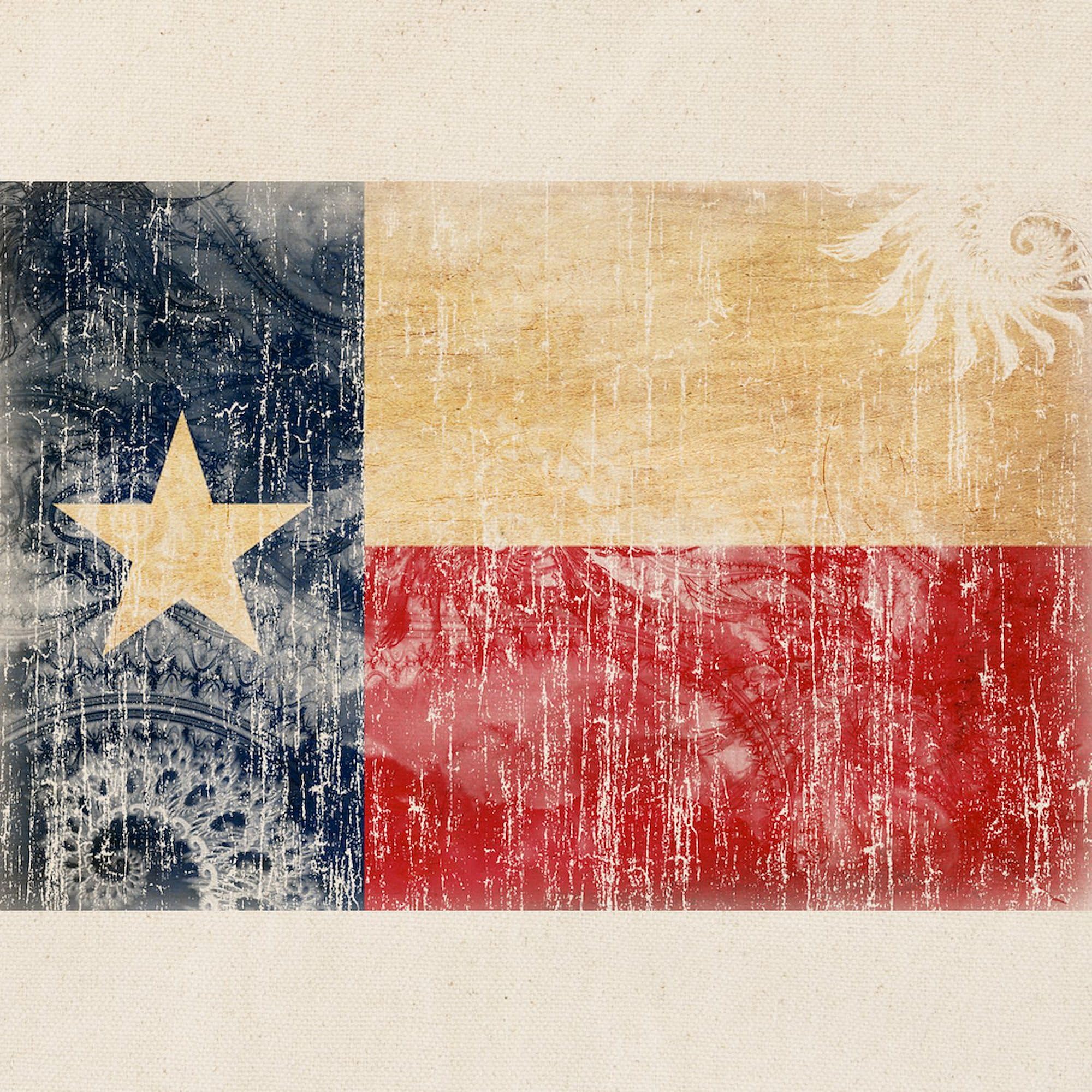 Texas Flag Tote Bag - Natural Canvas Reusable Shopping Bag for Groceries, Beach & Travel | Eco-Friendly Cotton Carryall with Lone Star State Design