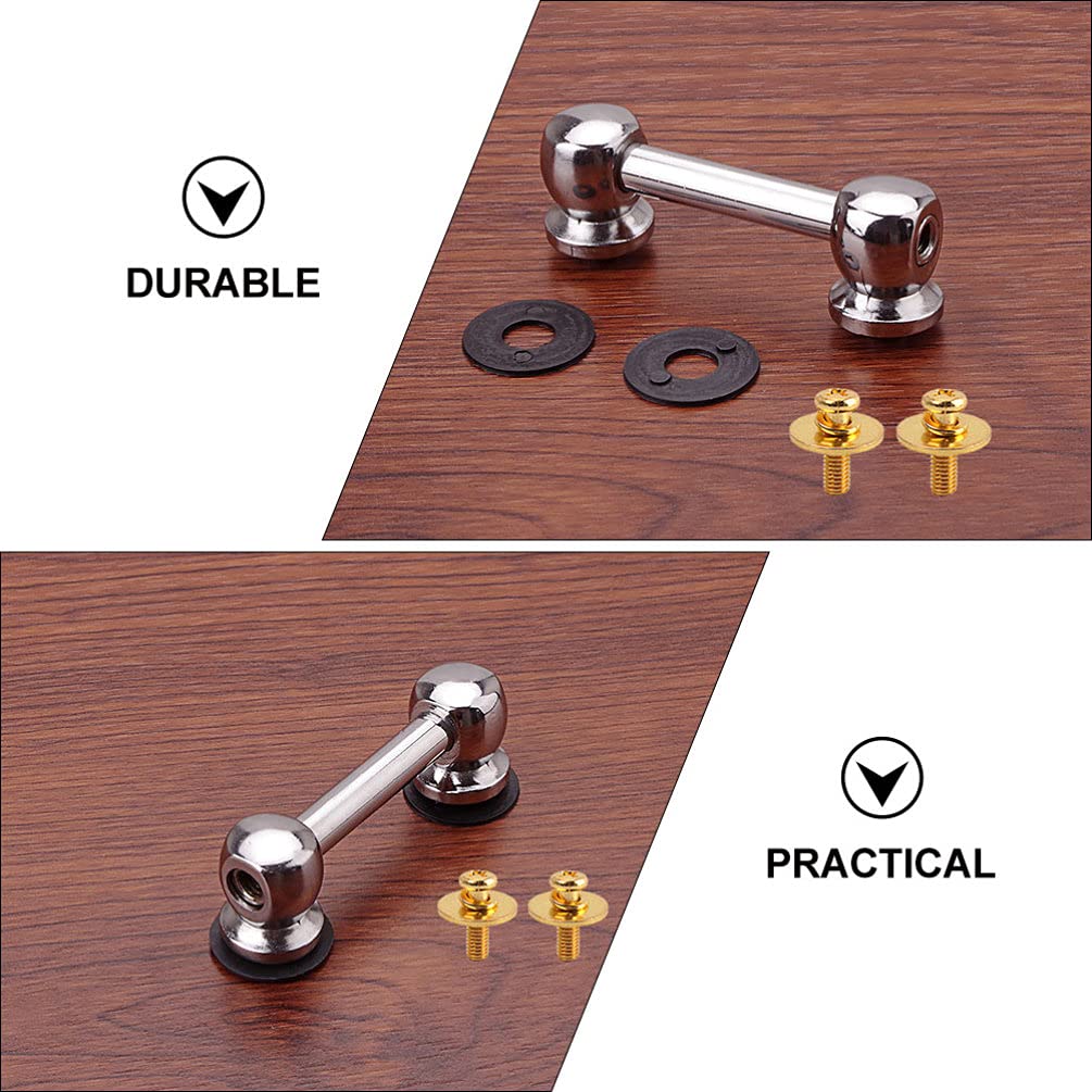 MILISTEN Double End Snare Drum Lugs - Bass Guitar & Drum Set Accessories (1 Set) - Perfect for Drum Maintenance, Replacement Parts & Musical Instrument Repair