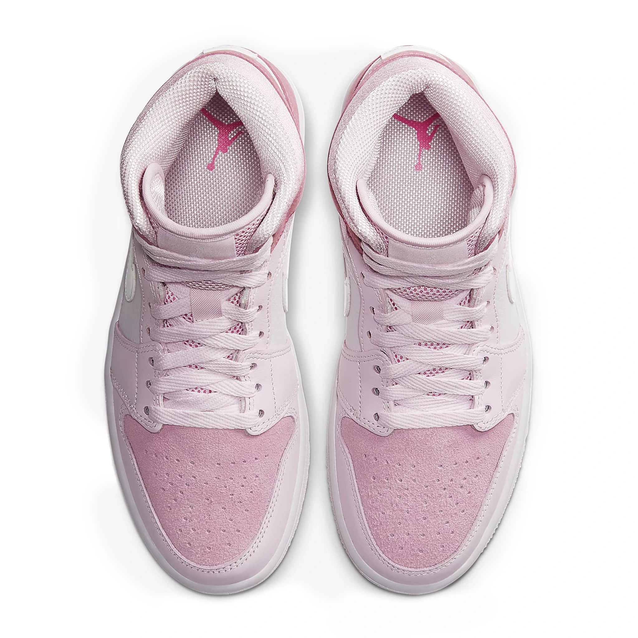 Air Jordan 1 Mid Digital Pink Women's Basketball Shoes - Stylish Sneakers for Casual Wear, Gym & Street Fashion