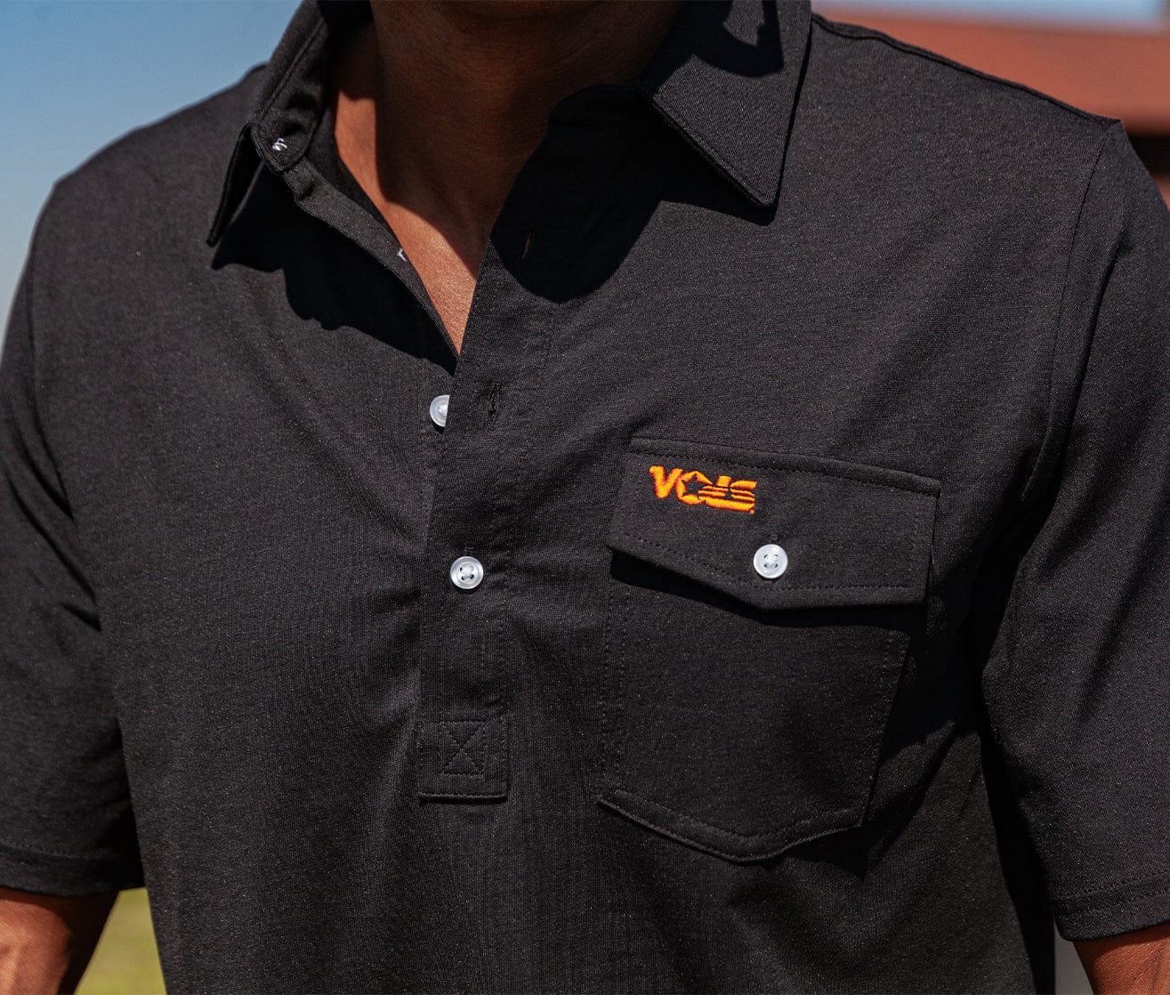 Tennessee Vols Coach's Performance Players Shirt - Breathable Black Athletic Tee for Football Training & Game Day